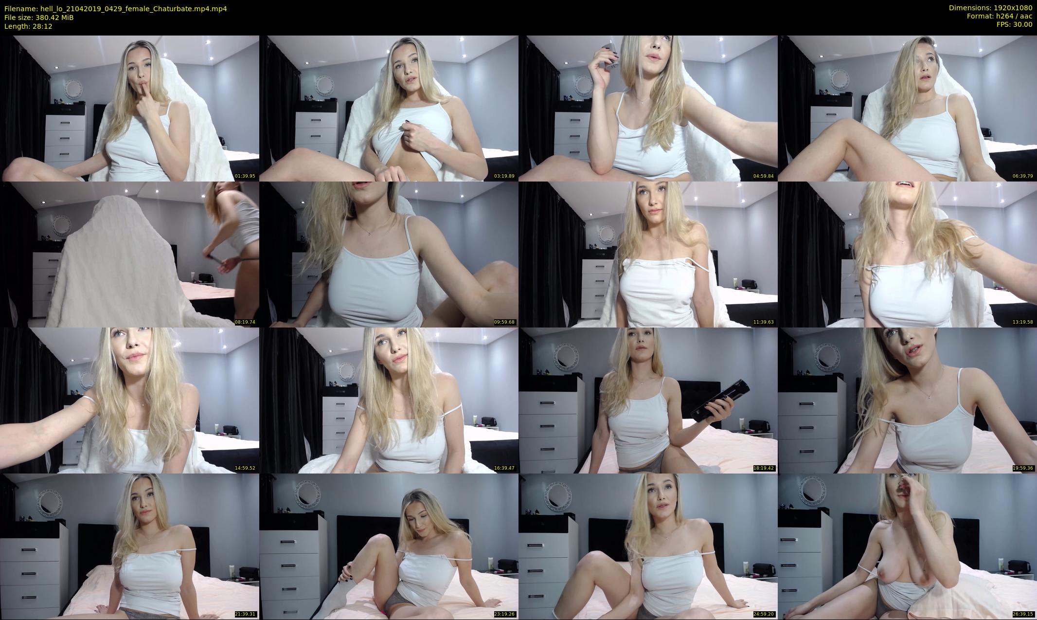 hell_lo — 29 minute Chaturbate female cam show recording, 1080p, Apr 21, 2019