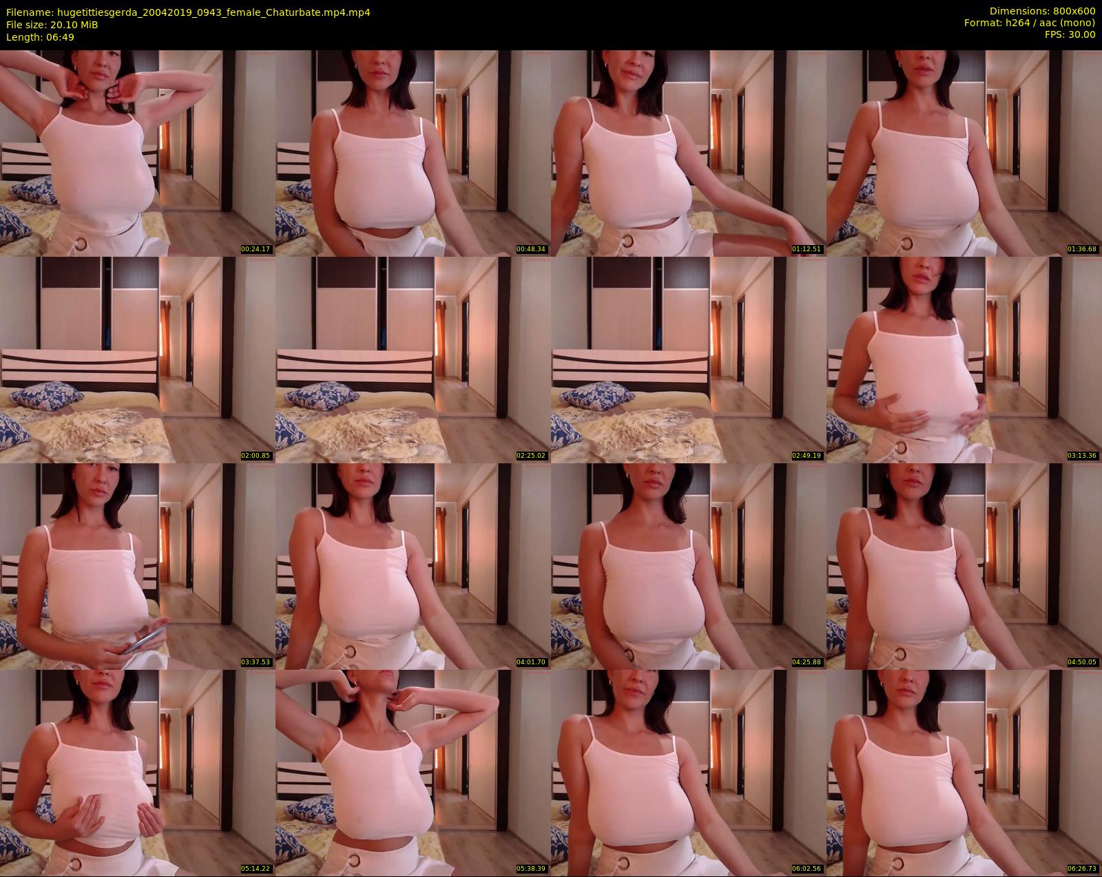 hugetittiesgerda — 7 minute Chaturbate female cam show recording, 480p, Apr 20, 2019