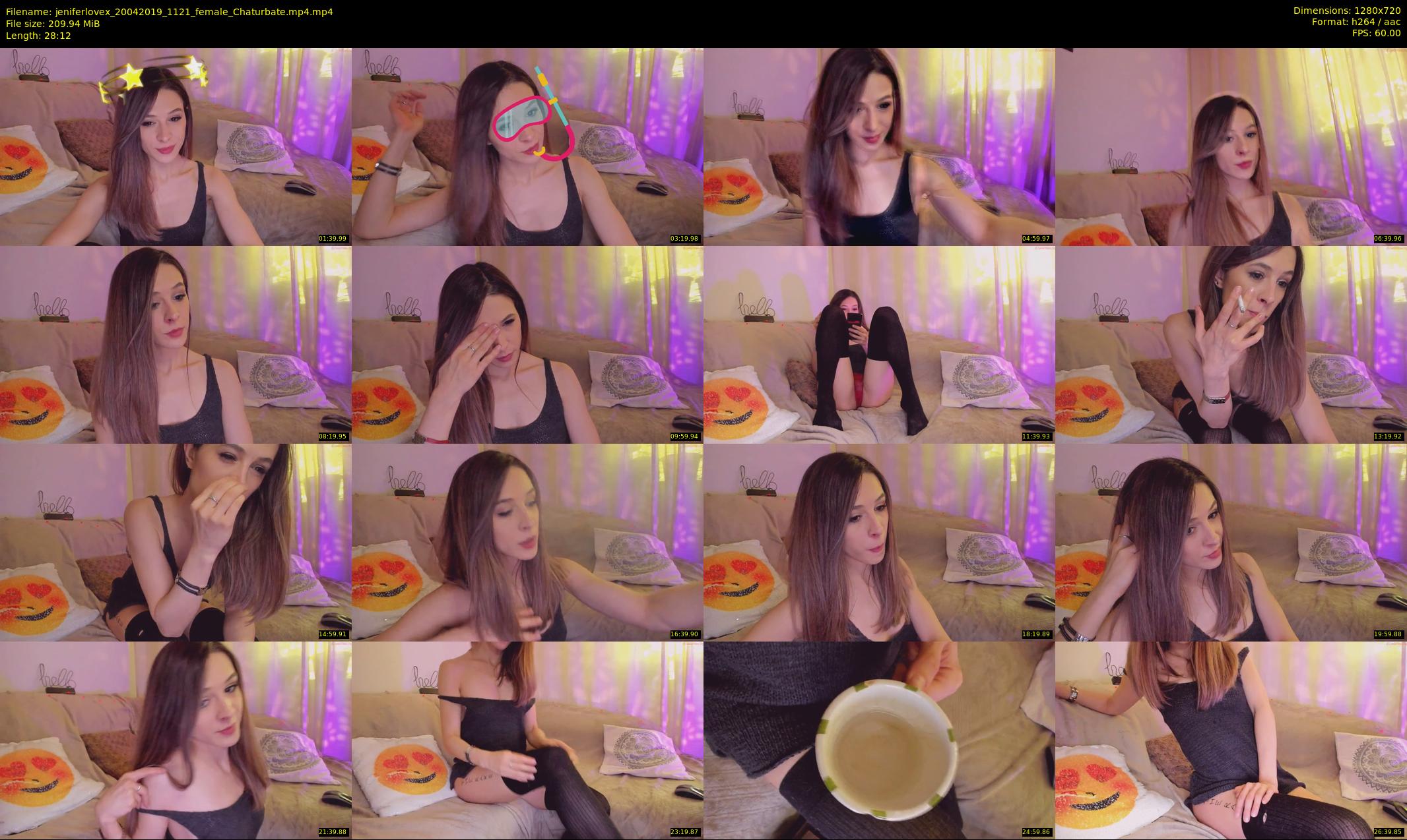 jeniferlovex — 29 minute Chaturbate female cam show recording, 720p, Apr 20, 2019