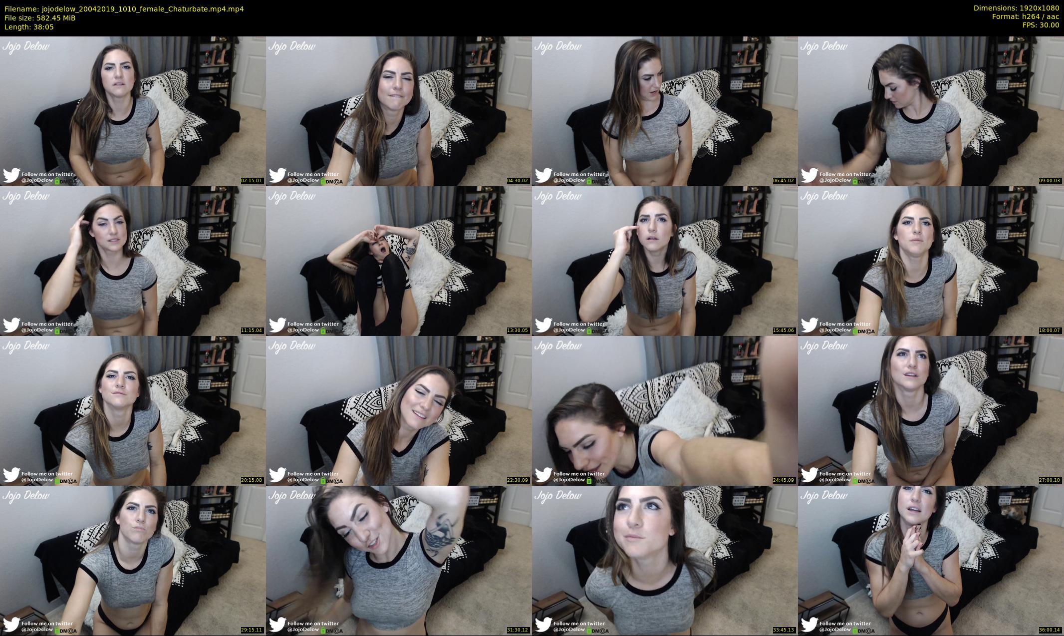 jojodelow — 39 minute Chaturbate female cam show recording, 1080p, Apr 20, 2019