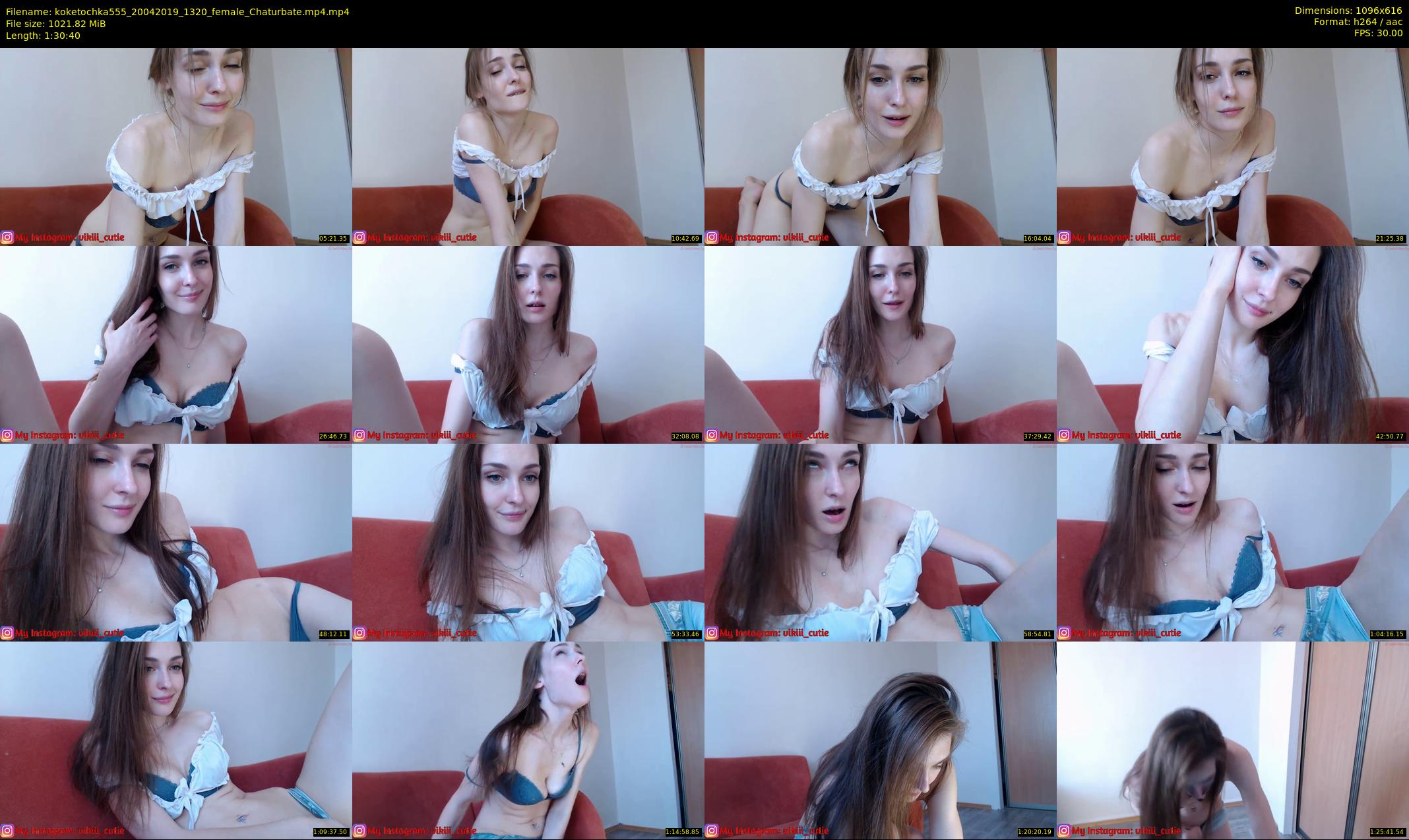 koketochka555 — 91 minute Chaturbate female cam show recording, 480p, Apr 20, 2019
