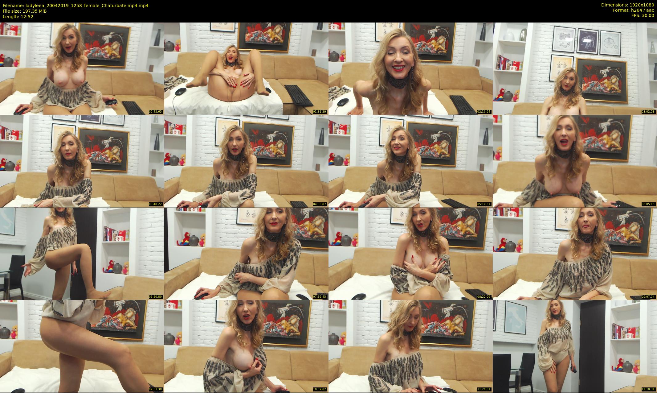 ladyleea — 13 minute Chaturbate female cam show recording, 1080p, Apr 20, 2019
