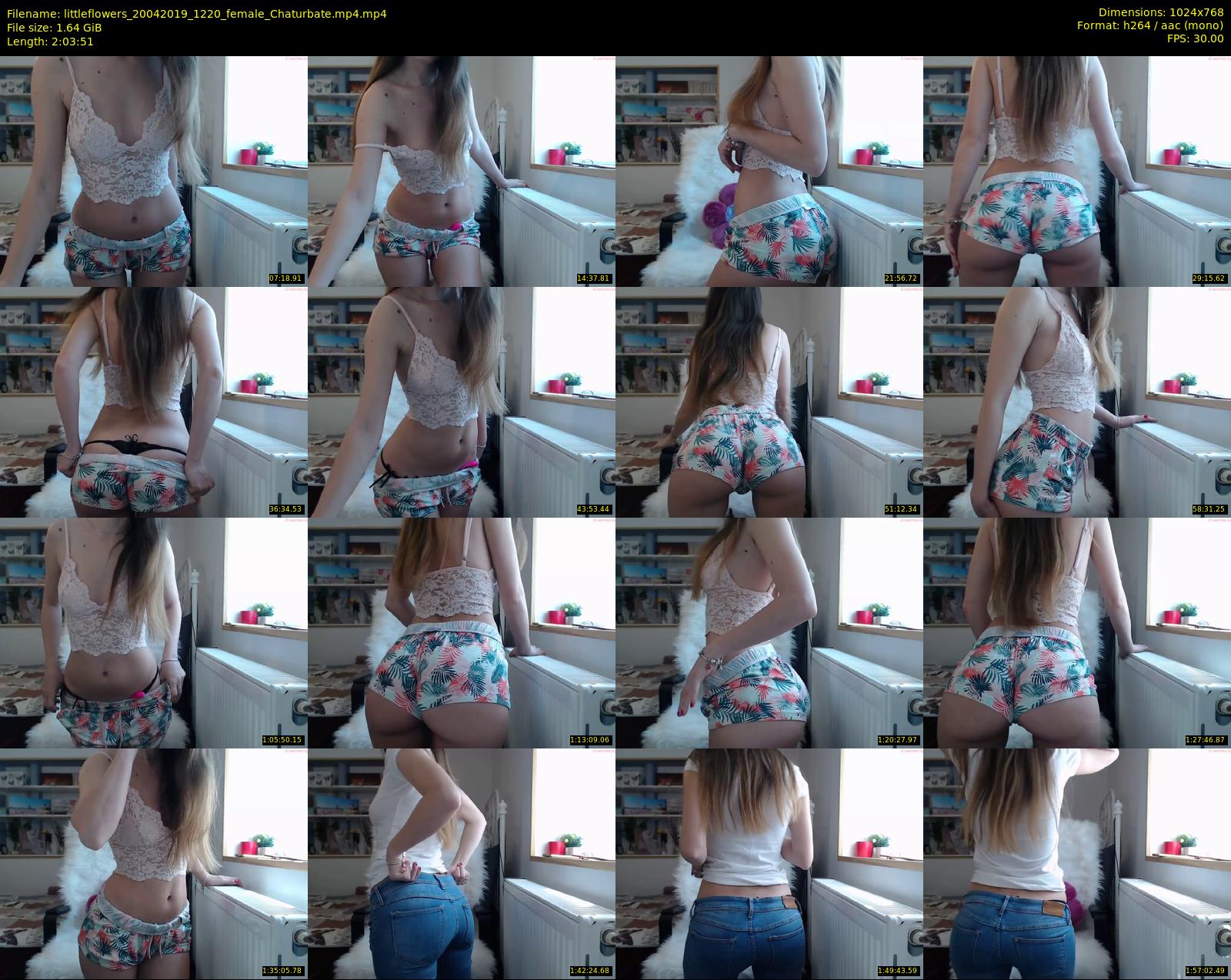 littleflowers — 124 minute Chaturbate female cam show recording, 720p, Apr 20, 2019