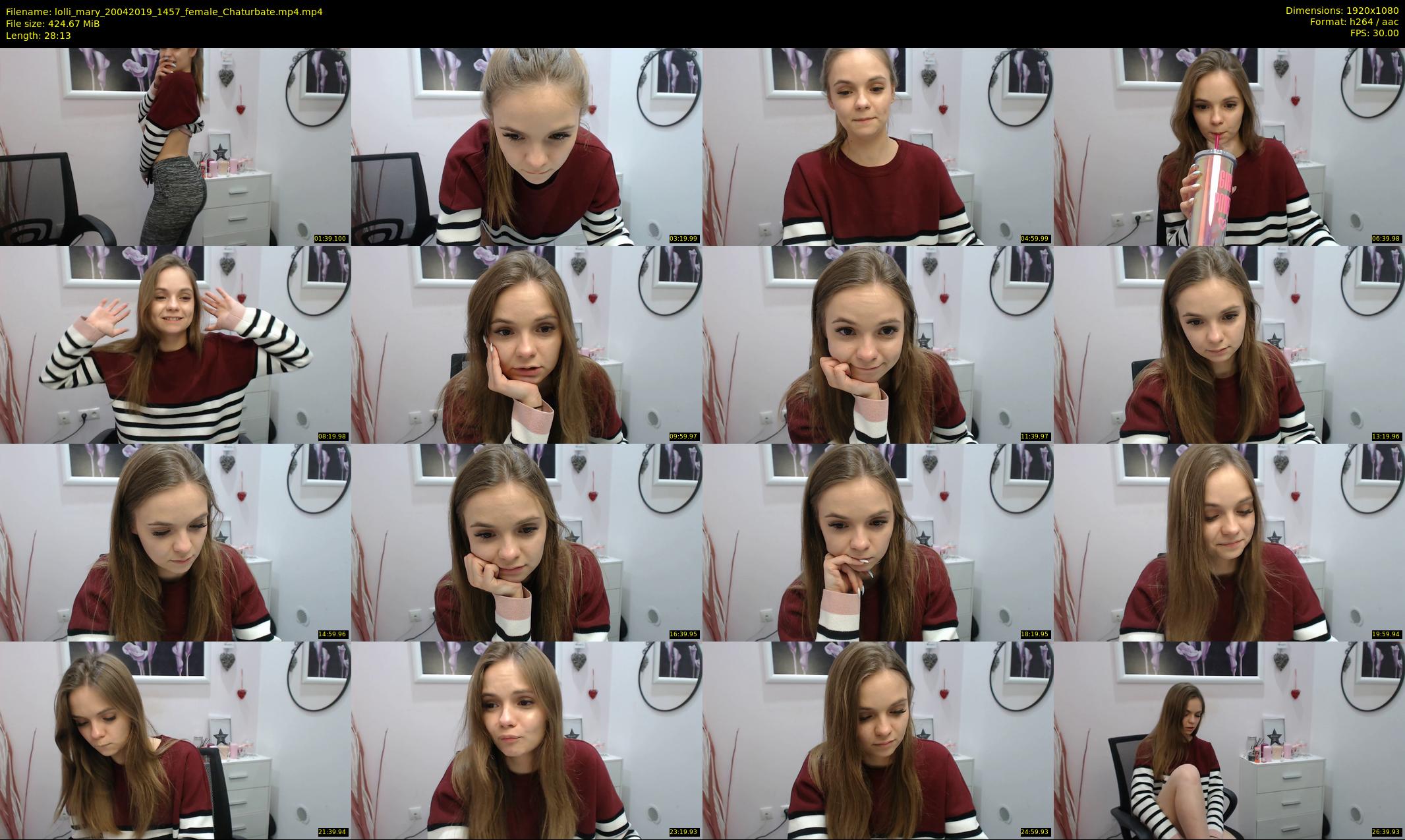 lolli_mary — 29 minute Chaturbate female cam show recording, 1080p, Apr 20, 2019