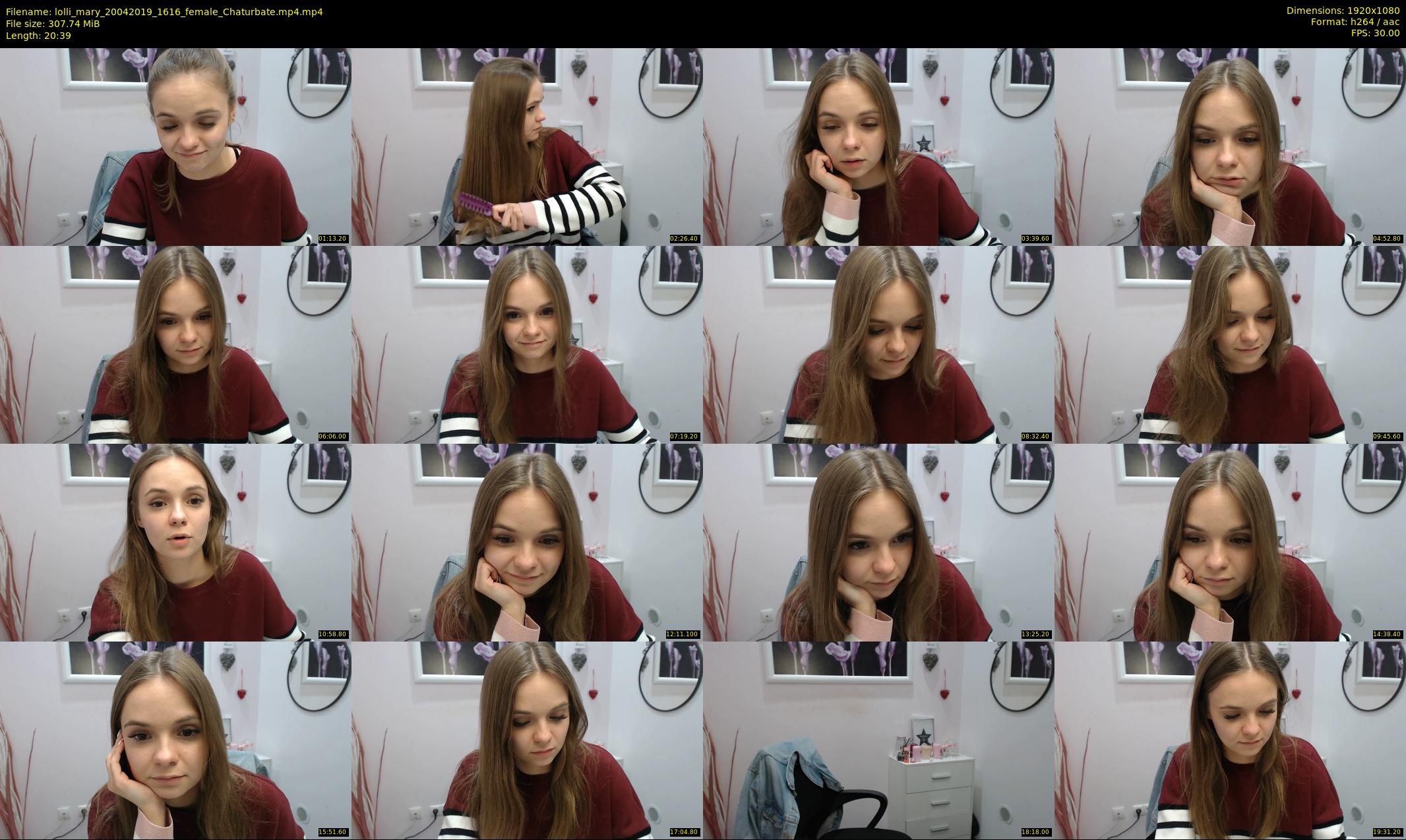 lolli_mary — 21 minute Chaturbate female cam show recording, 1080p, Apr 20, 2019