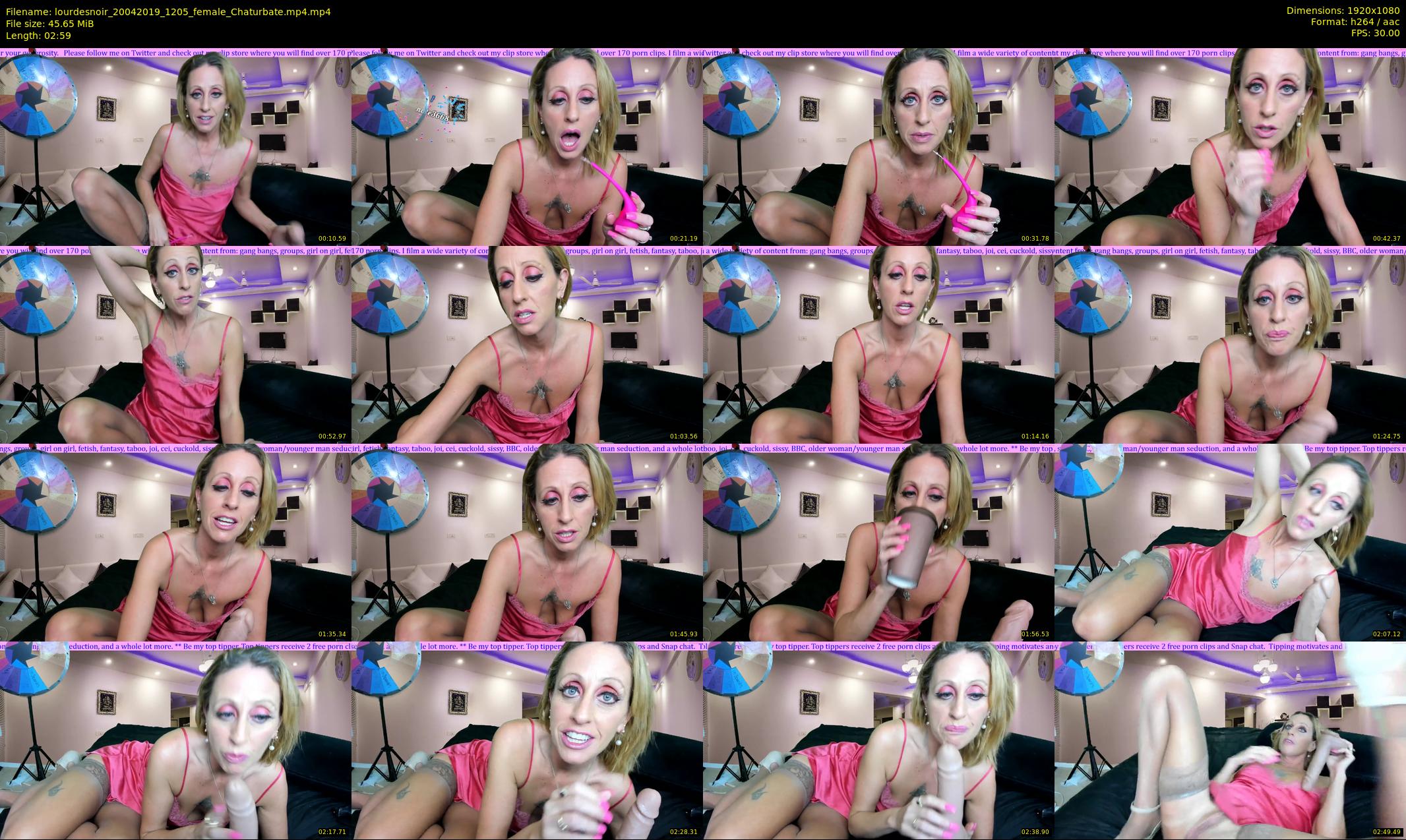lourdesnoir — 3 minute Chaturbate female cam show recording, 1080p, Apr 20, 2019