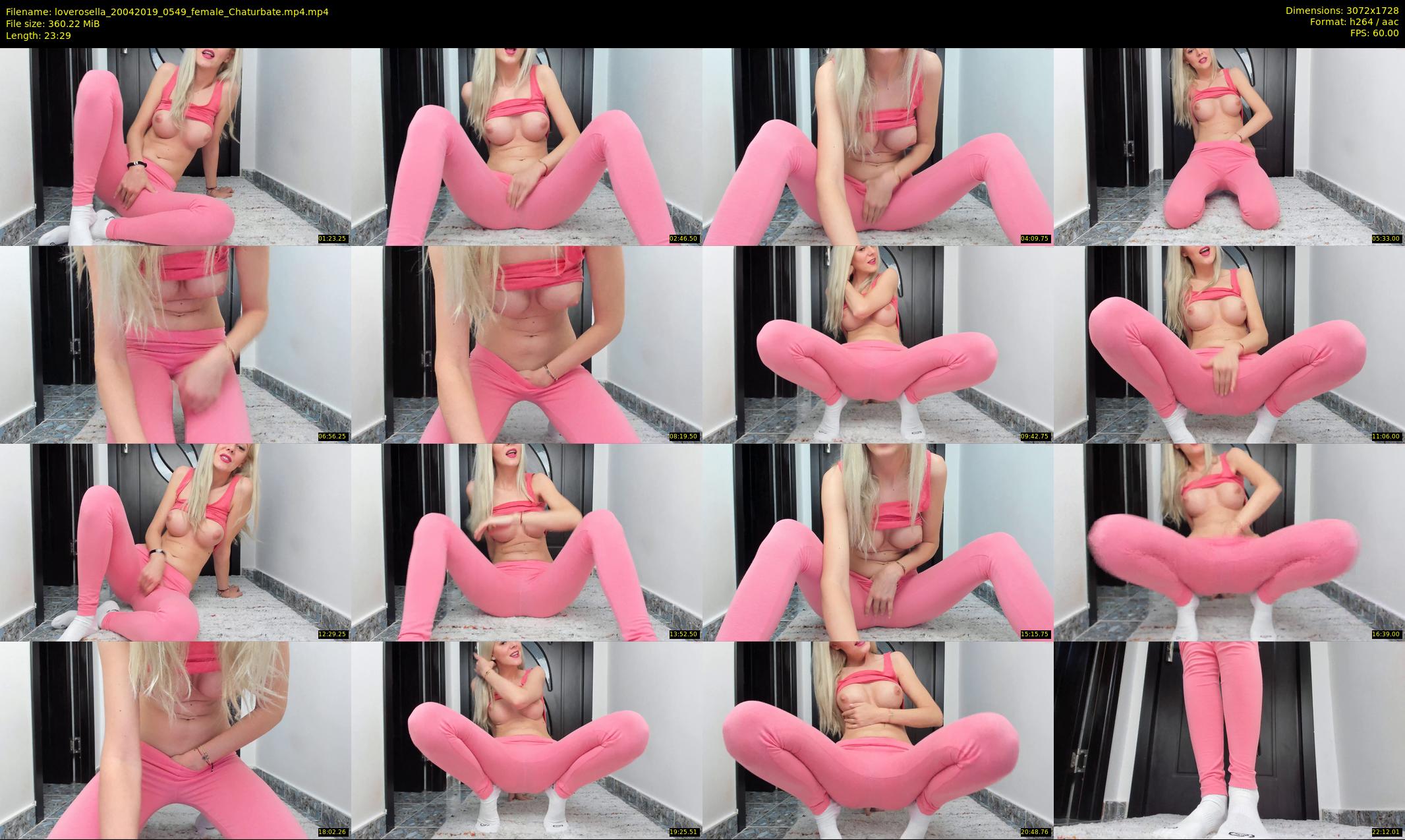 loverosella — 24 minute Chaturbate female cam show recording, 1080p, Apr 20, 2019