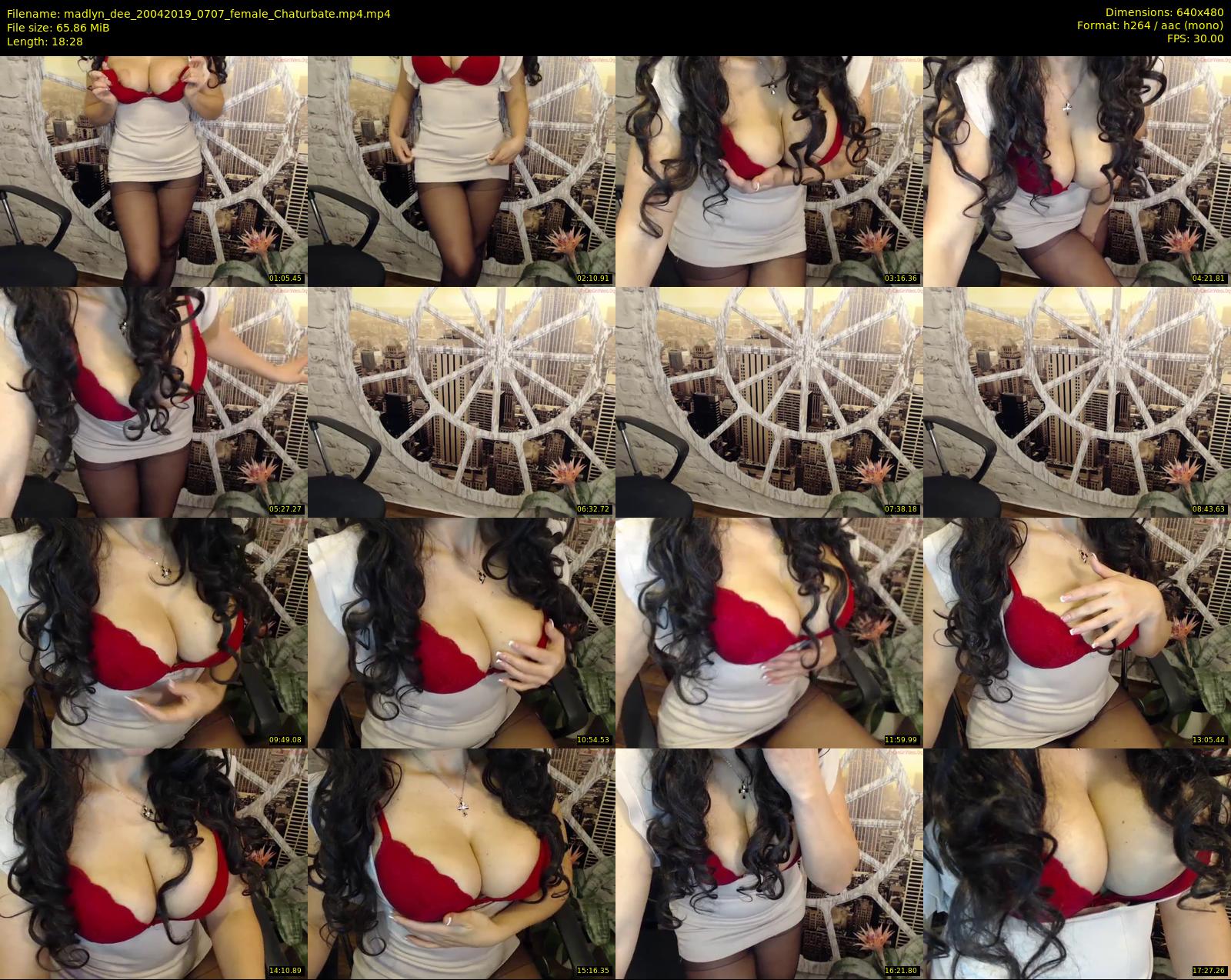 madlyn_dee — 19 minute Chaturbate female cam show recording, 480p, Apr 20, 2019