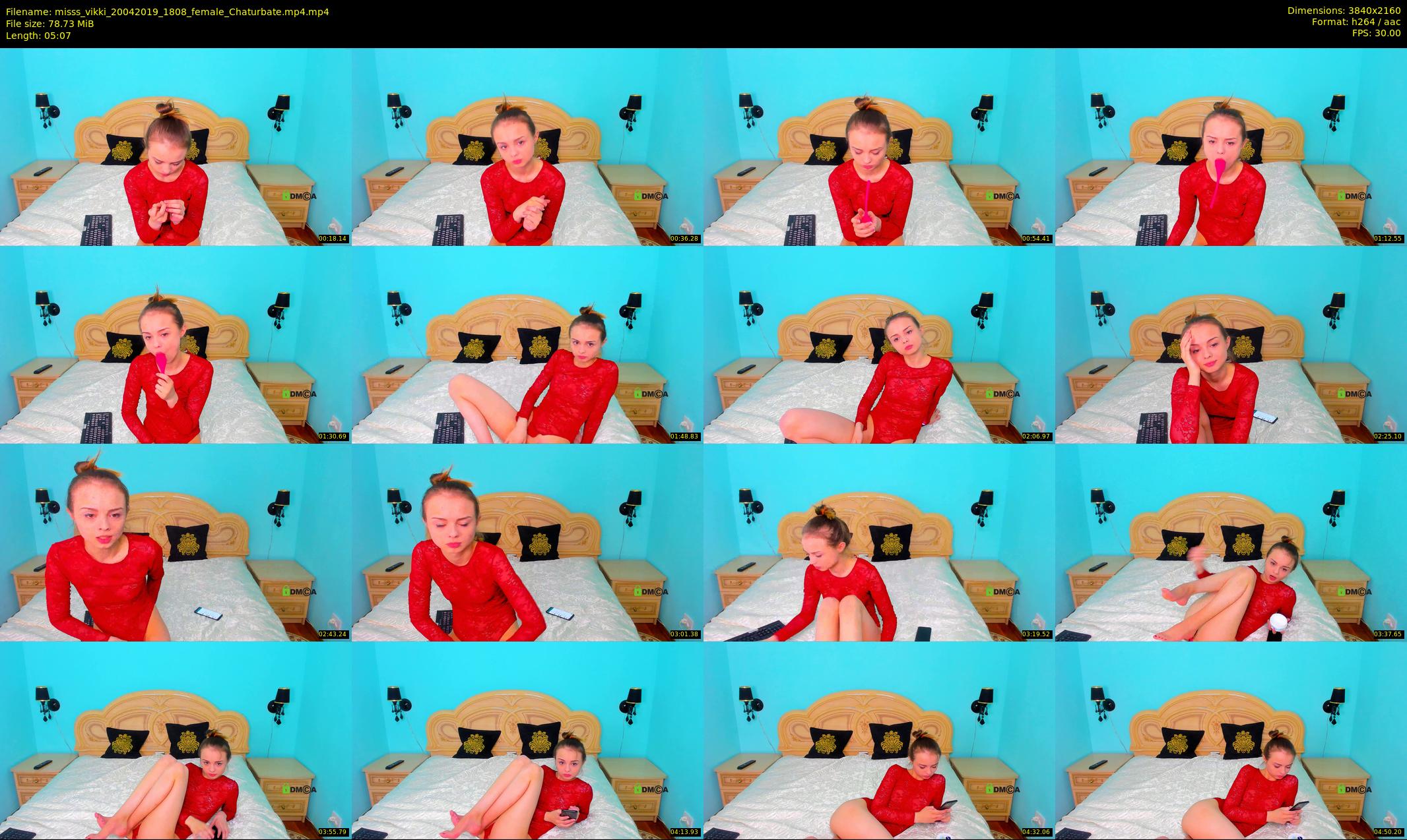 misss_vikki — 6 minute Chaturbate female cam show recording, 4K, Apr 20, 2019