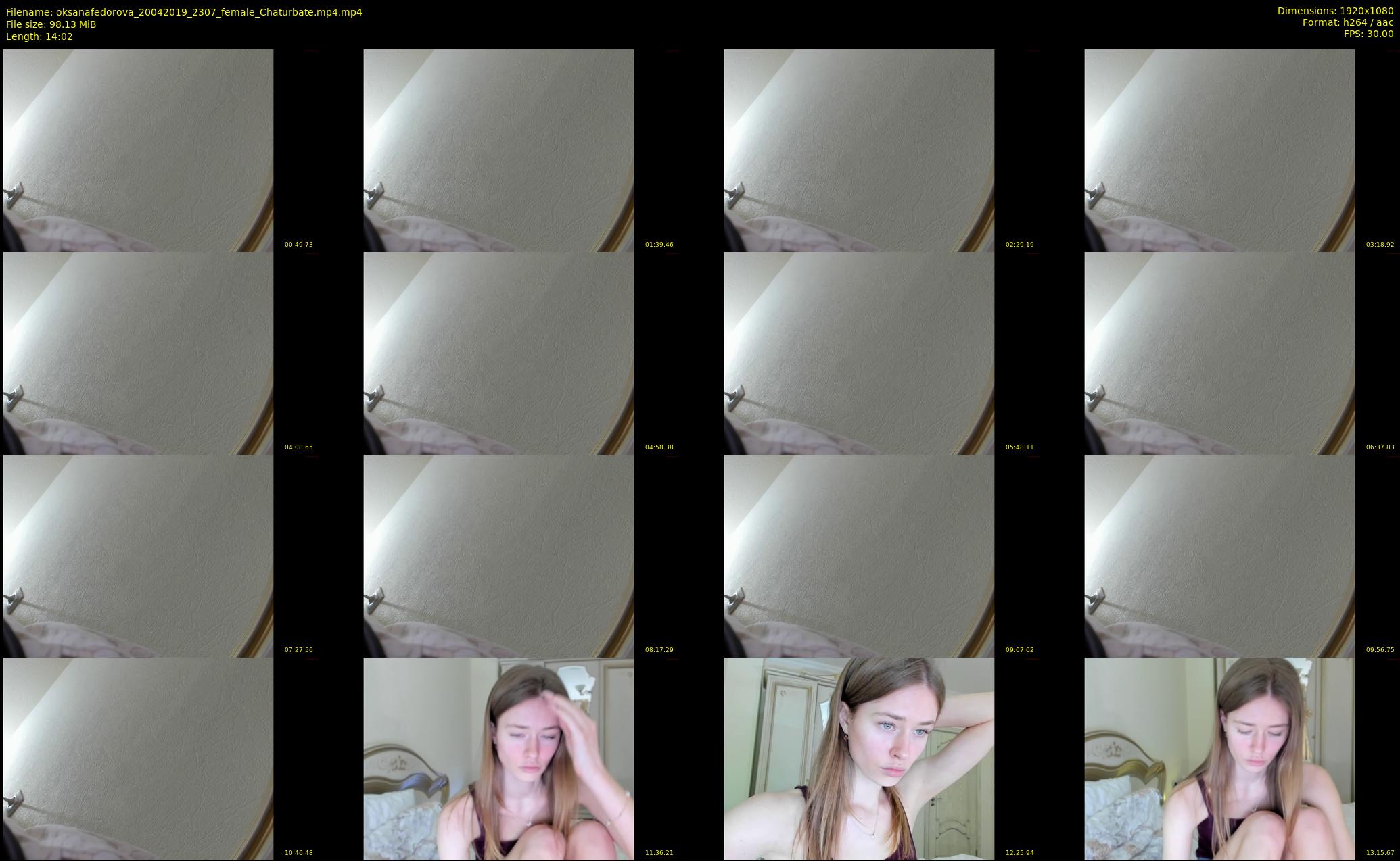 oksanafedorova — 15 minute Chaturbate female cam show recording, 1080p, Apr 20, 2019