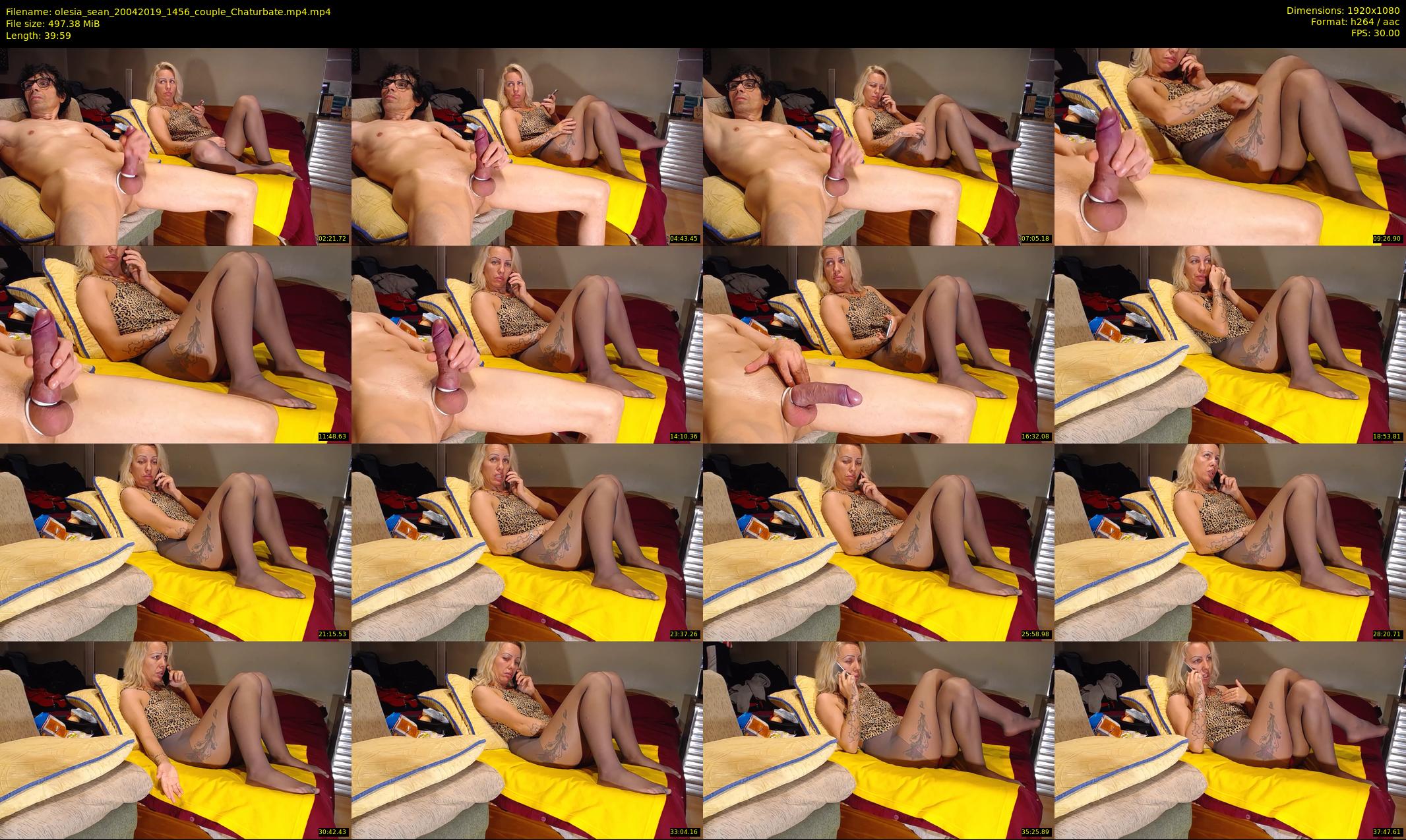 olesia_sean — 40 minute Chaturbate couple cam show recording, 1080p, Apr 20, 2019