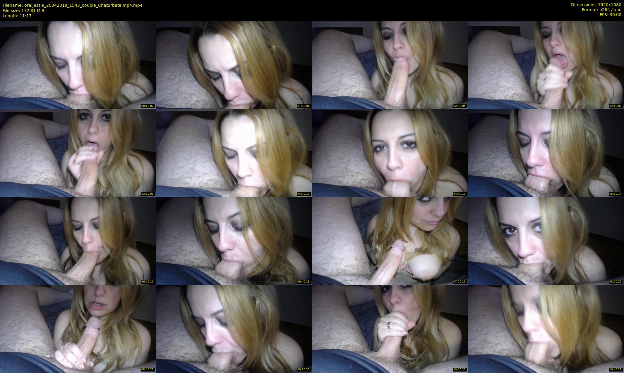 oraljessie — 12 minute Chaturbate couple cam show recording, 1080p, Apr 20, 2019