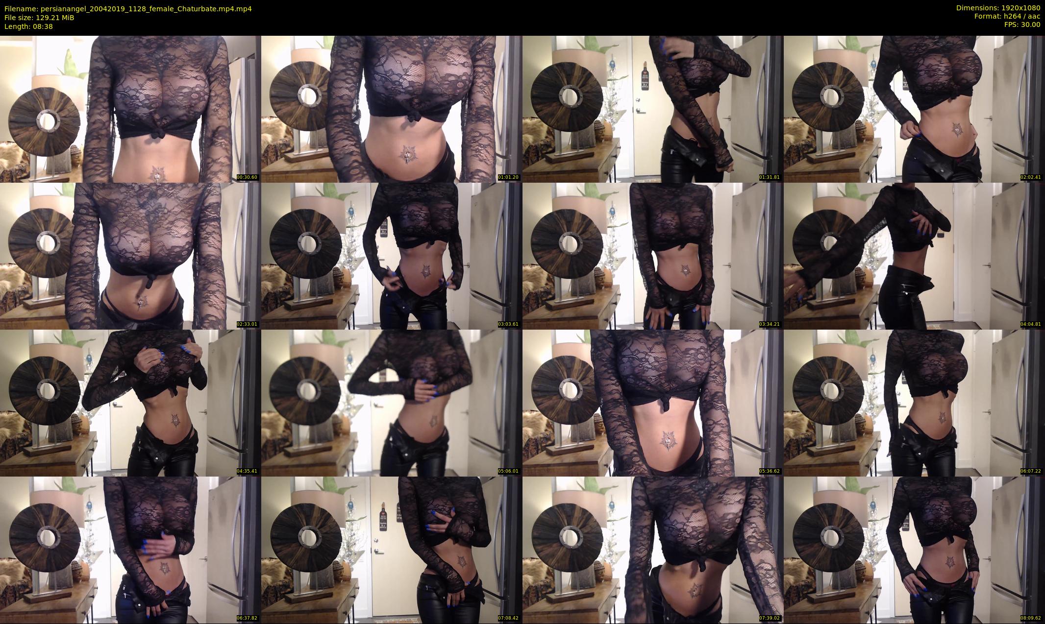 persianangel — 9 minute Chaturbate female cam show recording, 1080p, Apr 20, 2019