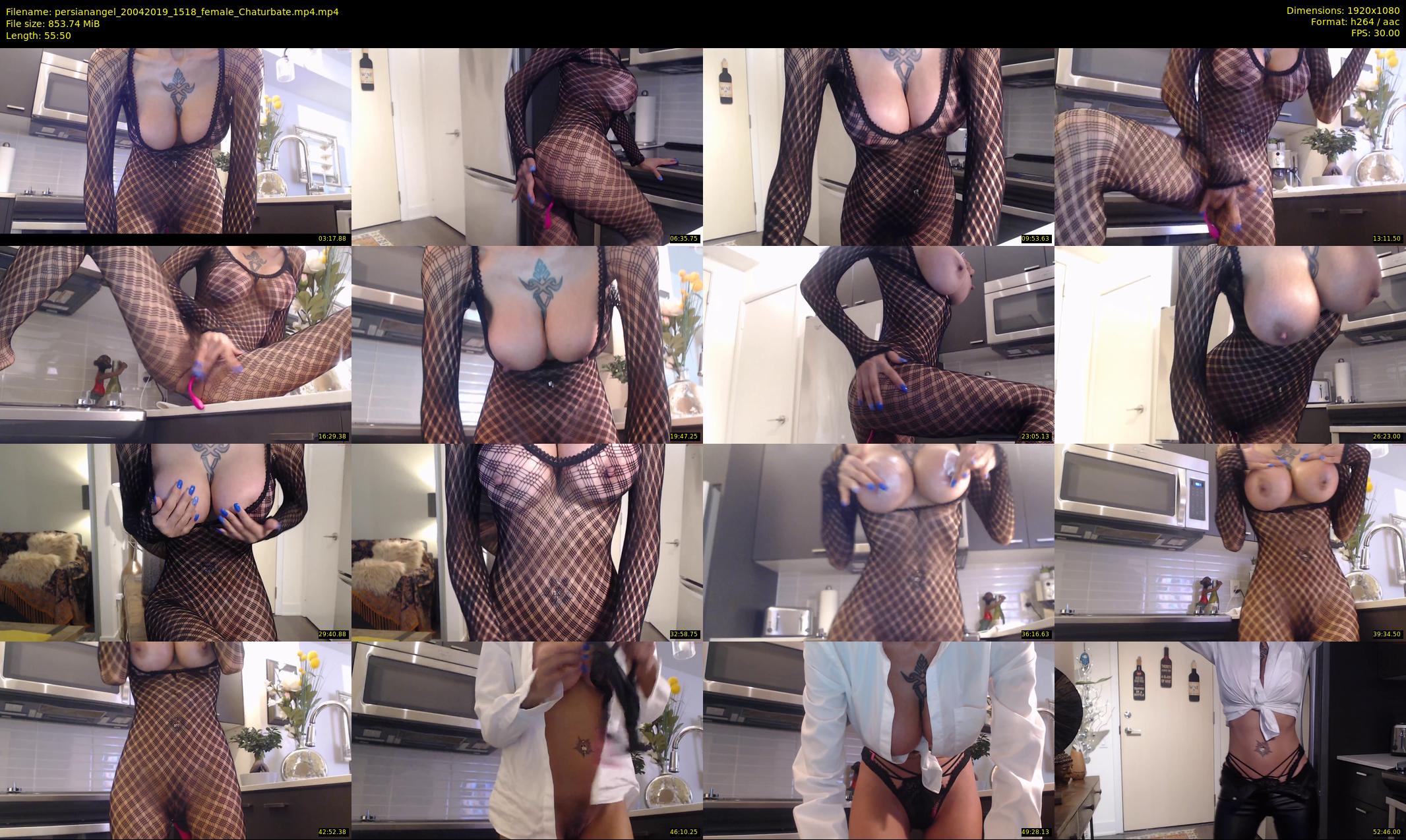persianangel — 56 minute Chaturbate female cam show recording, 1080p, Apr 20, 2019