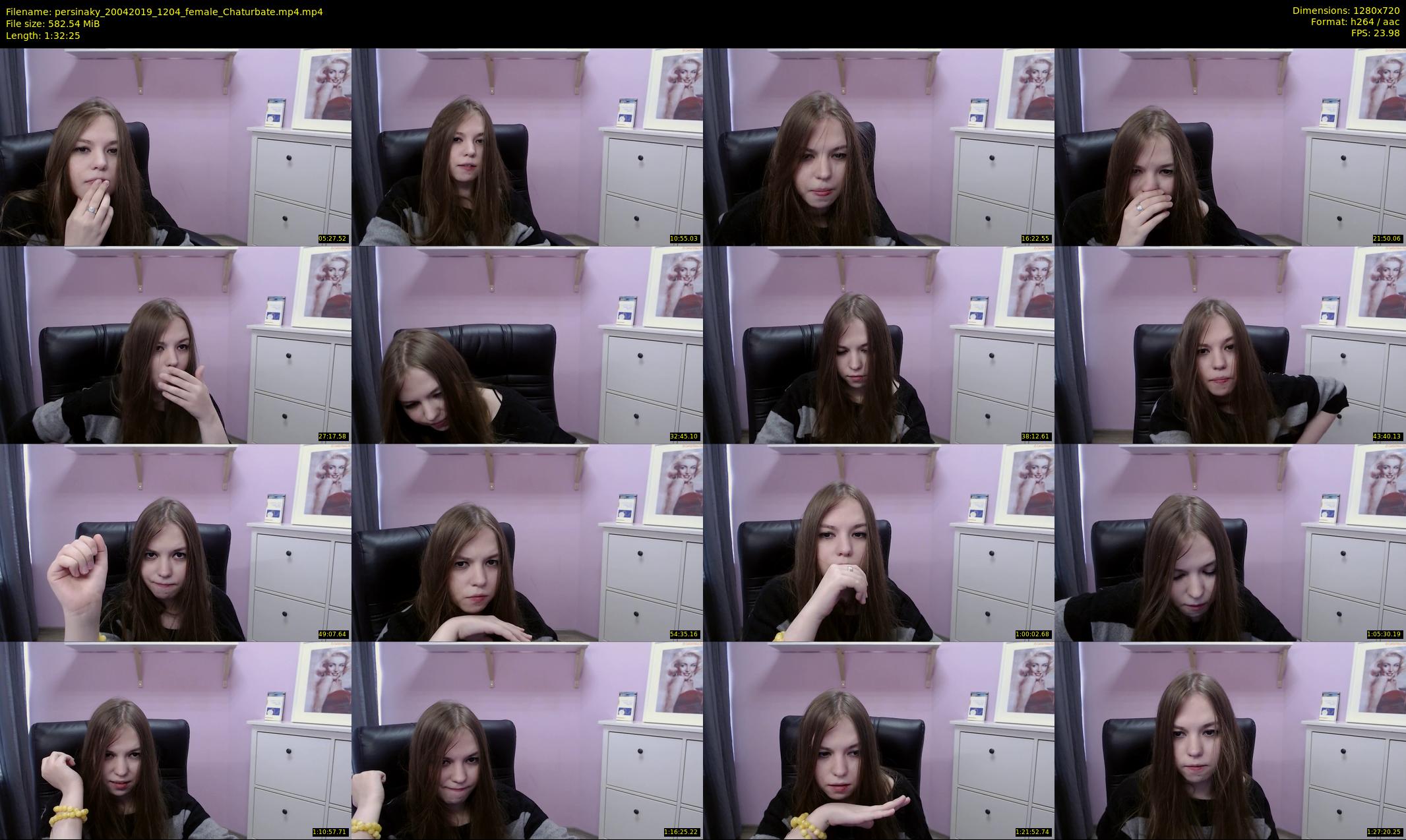persinaky — 93 minute Chaturbate female cam show recording, 720p, Apr 20, 2019