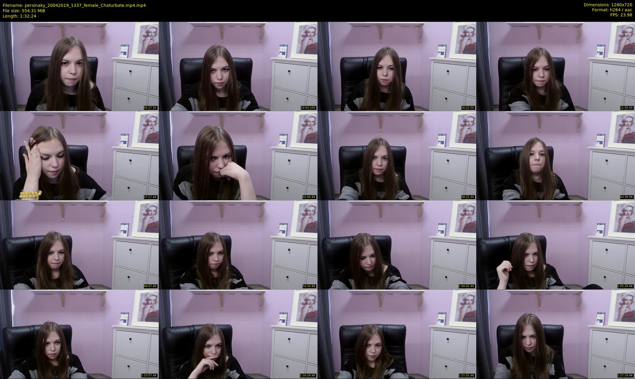 persinaky — 93 minute Chaturbate female cam show recording, 720p, Apr 20, 2019