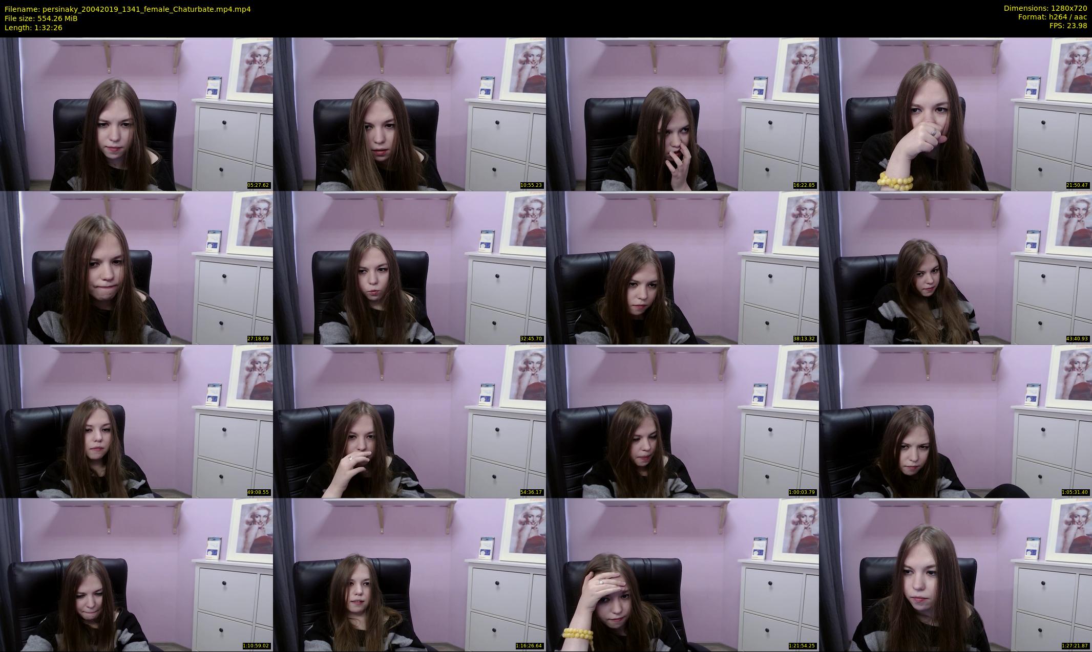 persinaky — 93 minute Chaturbate female cam show recording, 720p, Apr 20, 2019