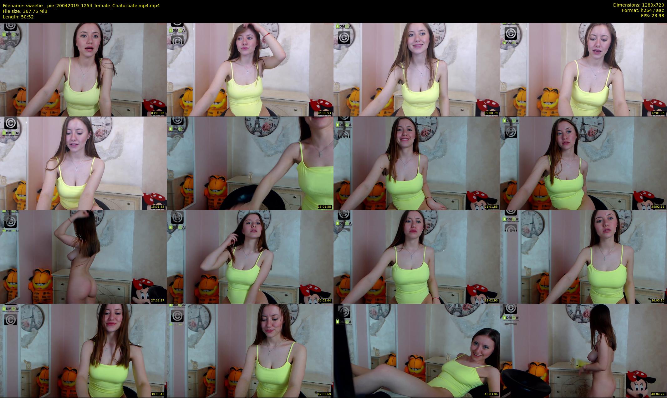 sweetie__pie — 51 minute Chaturbate female cam show recording, 720p, Apr 20, 2019