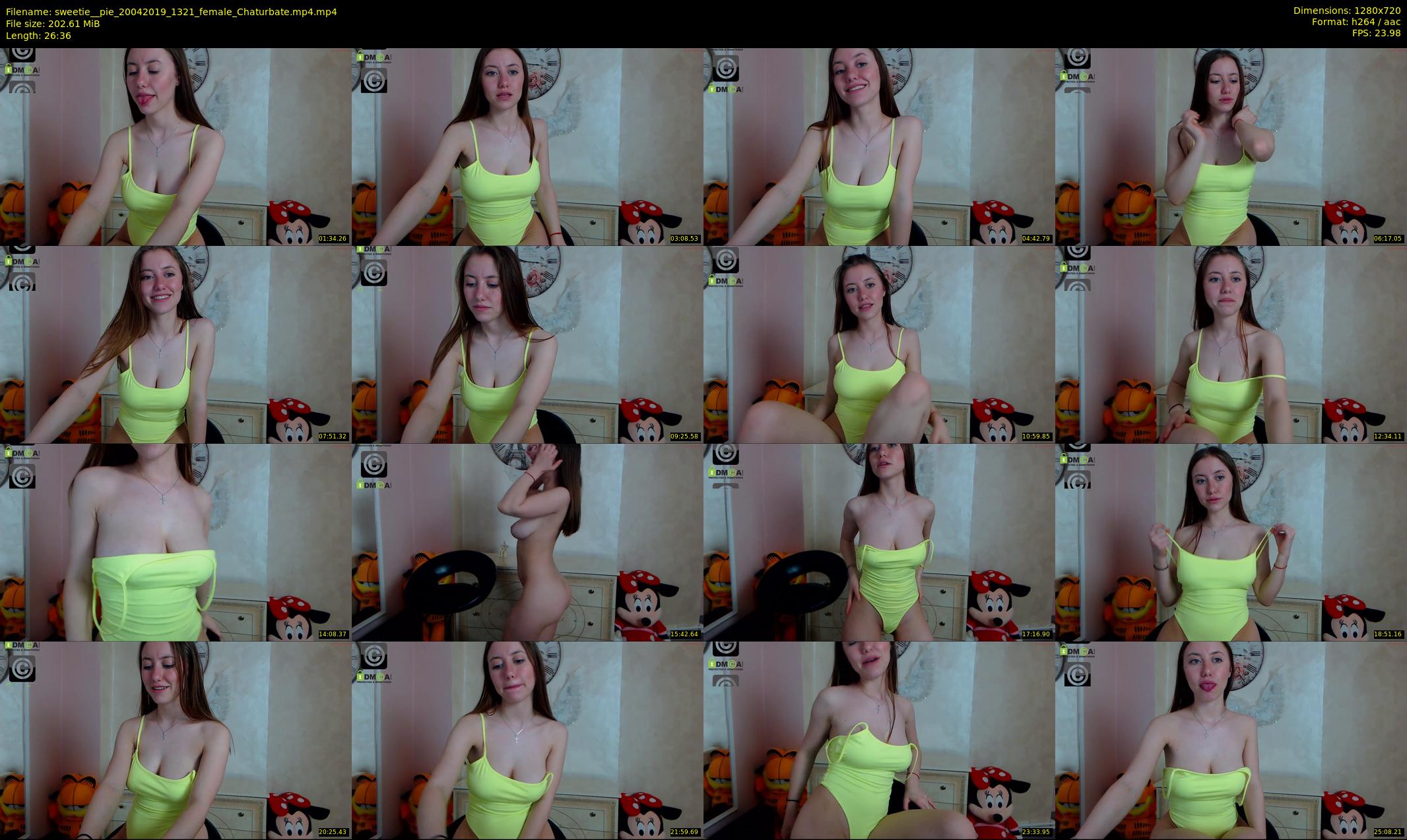 sweetie__pie — 27 minute Chaturbate female cam show recording, 720p, Apr 20, 2019