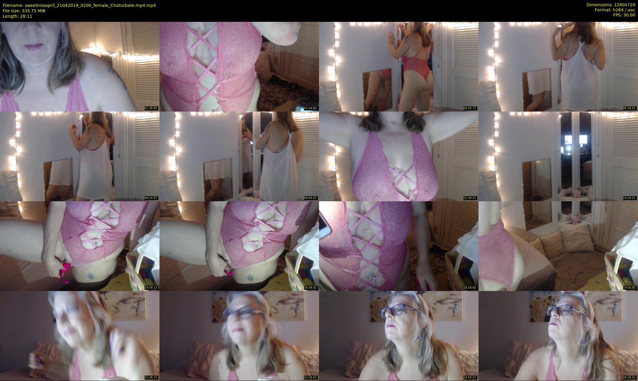 sweetnissapril — 29 minute Chaturbate female cam show recording, 720p, Apr 21, 2019