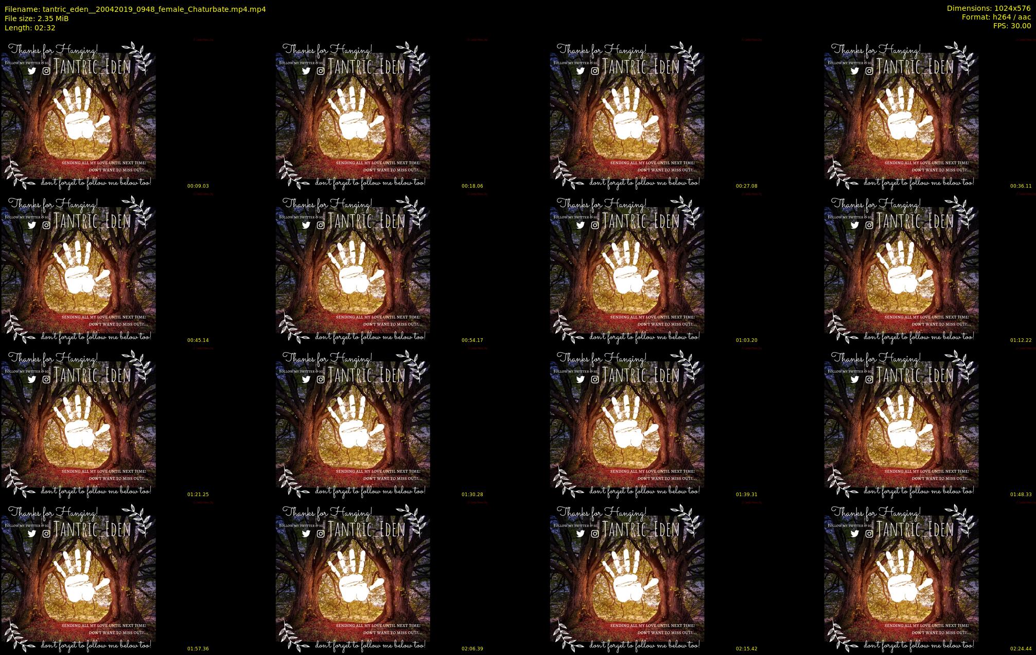 tantric_eden_ — 3 minute Chaturbate female cam show recording, 480p, Apr 20, 2019