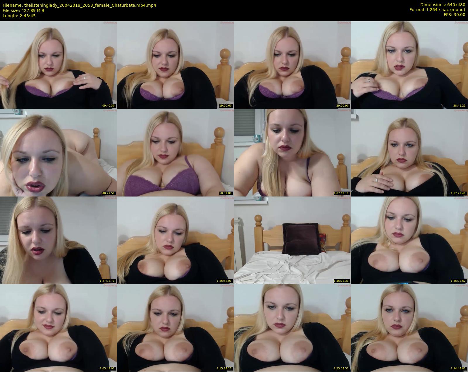 thelisteninglady — 164 minute Chaturbate female cam show recording, 480p, Apr 20, 2019