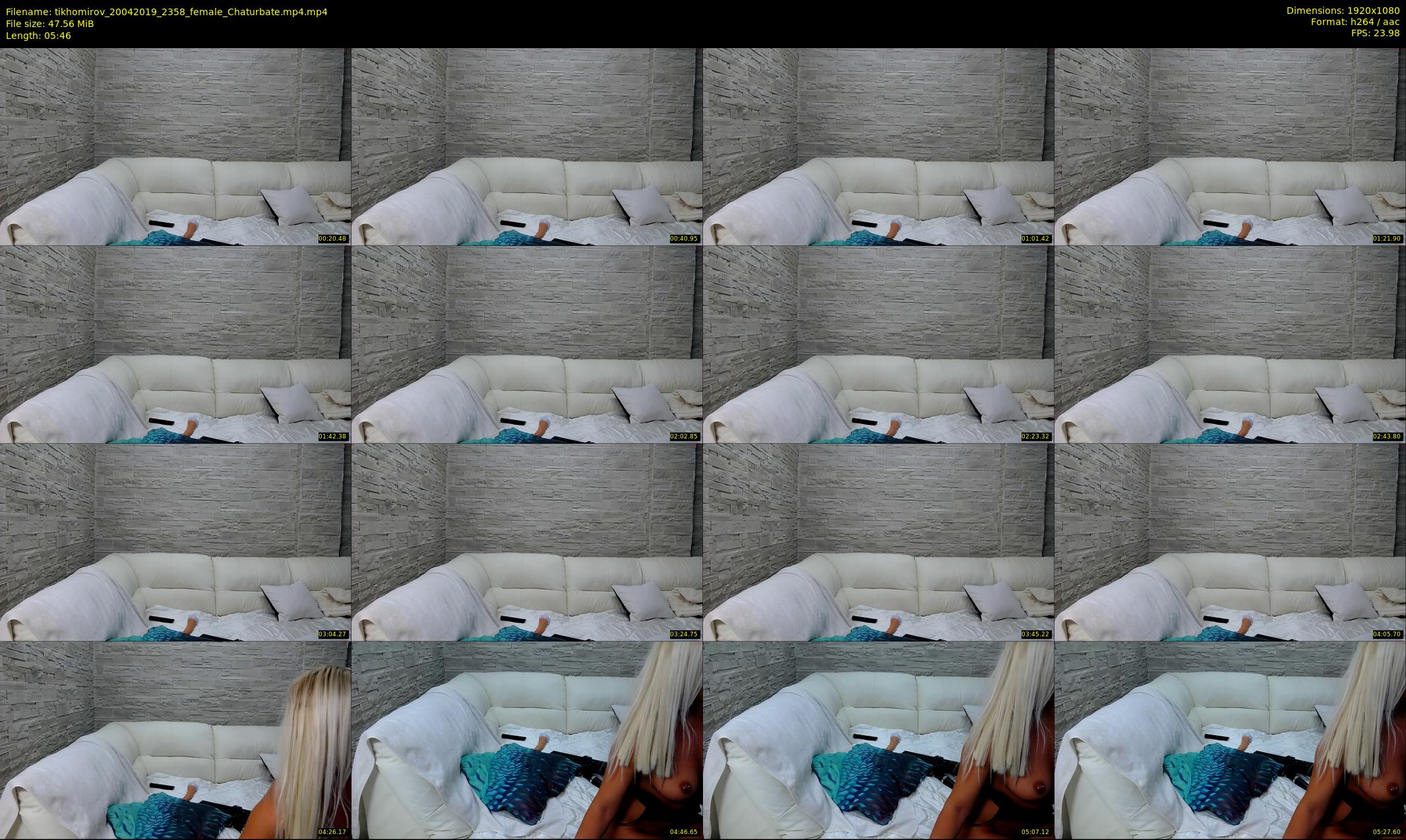 tikhomirov — 6 minute Chaturbate female cam show recording, 1080p, Apr 20, 2019