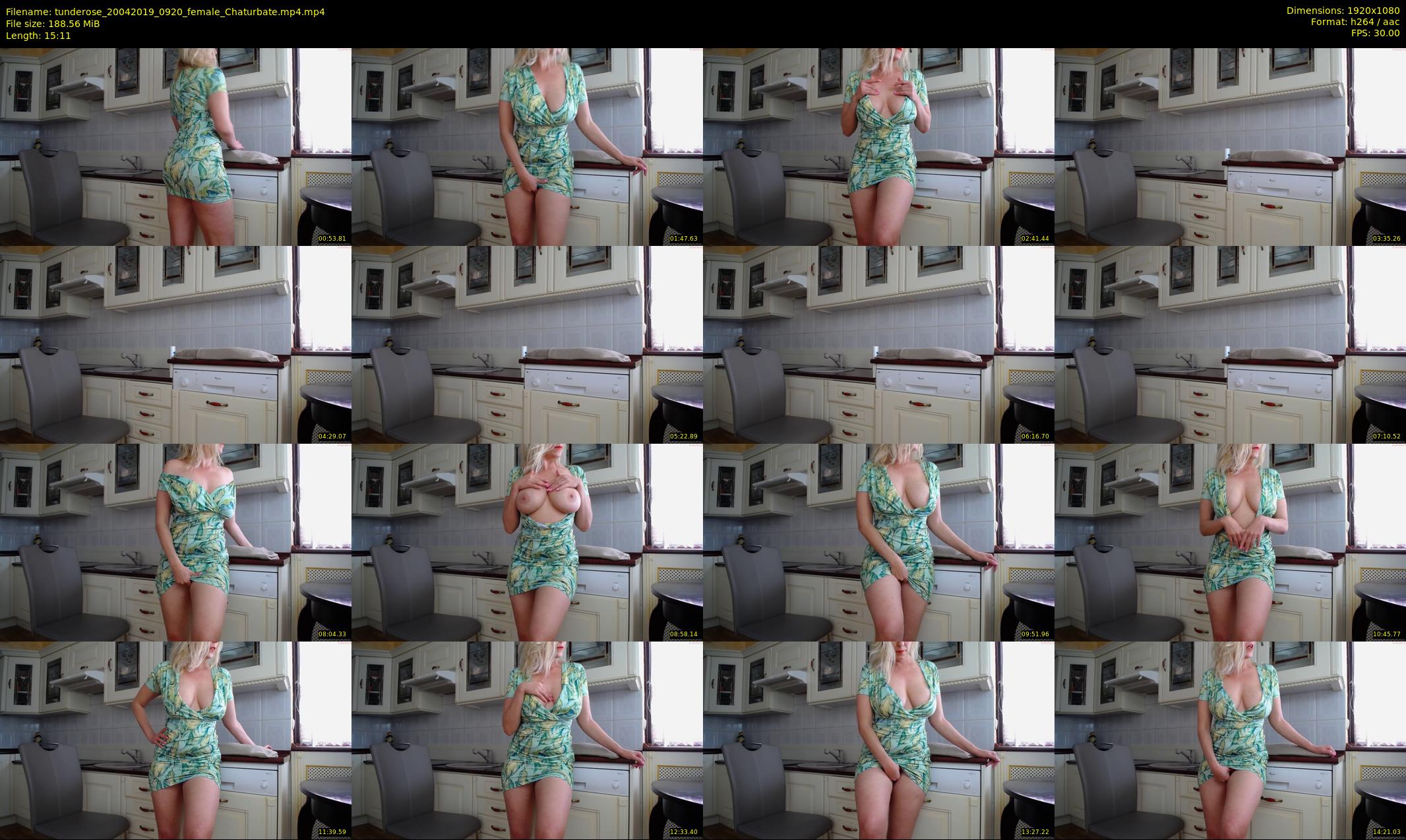 tunderose — 16 minute Chaturbate female cam show recording, 1080p, Apr 20, 2019