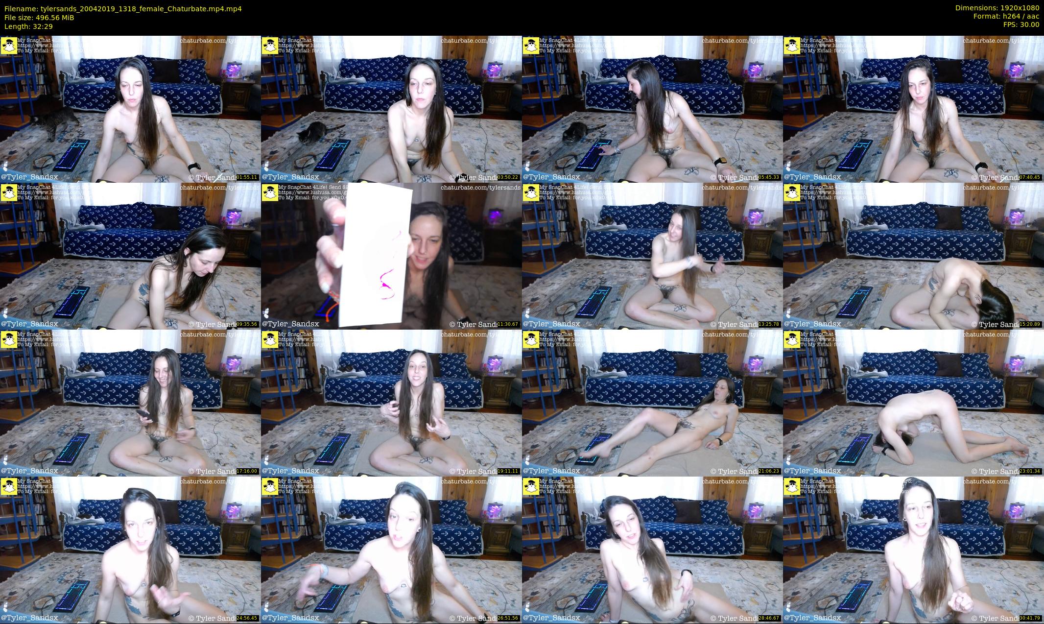 tylersands — 33 minute Chaturbate female cam show recording, 1080p, Apr 20, 2019