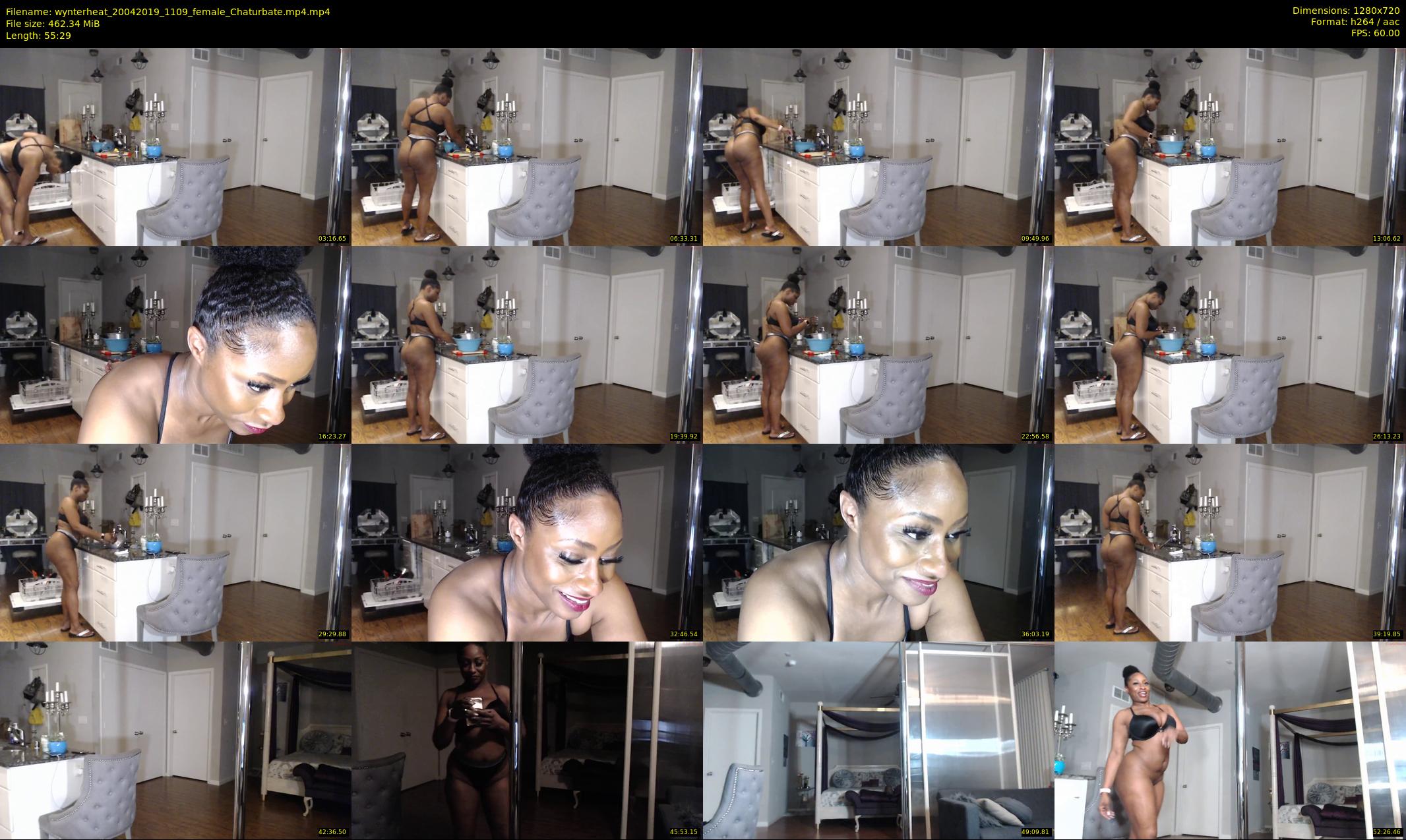 wynterheat — 56 minute Chaturbate female cam show recording, 720p, Apr 20, 2019