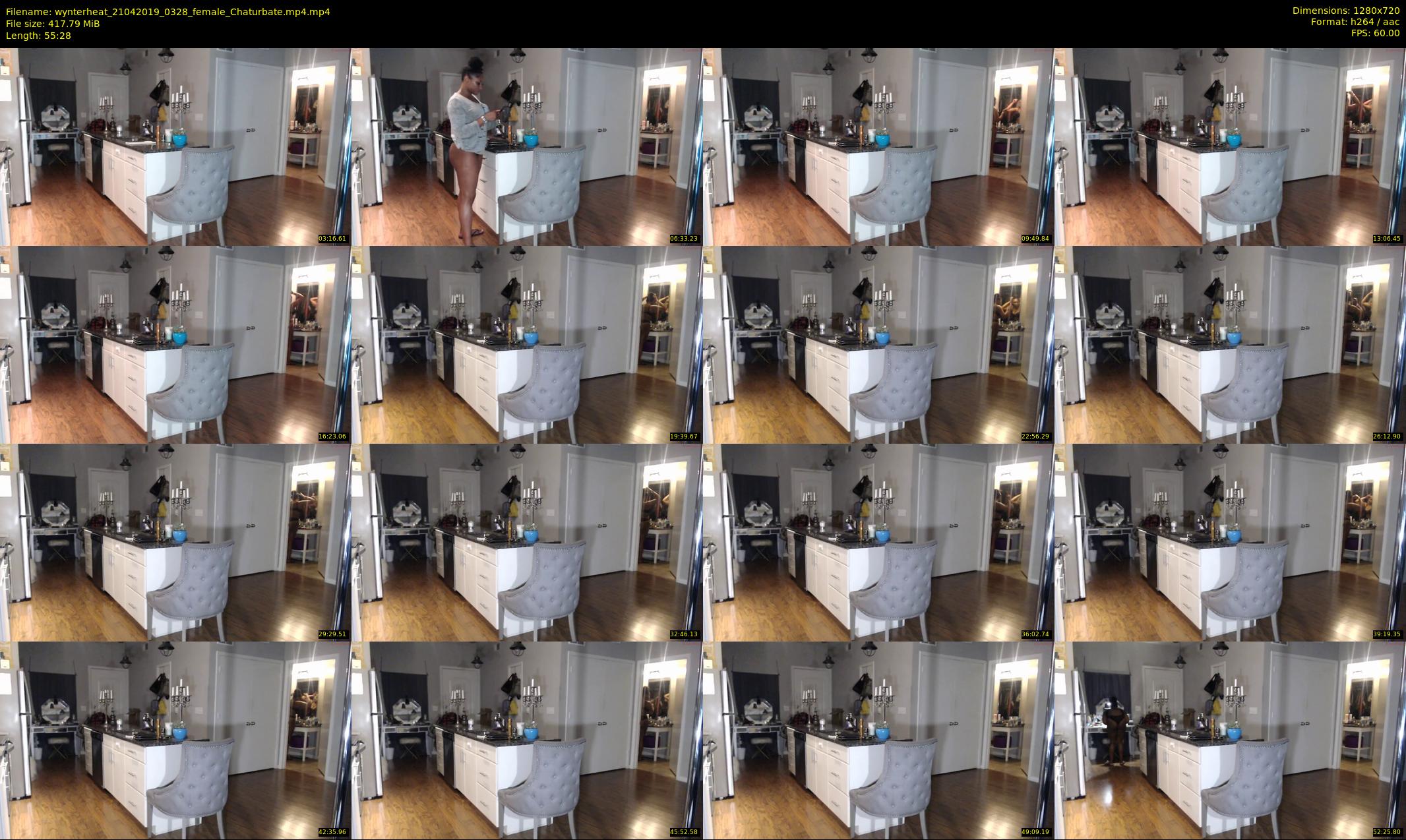 wynterheat — 56 minute Chaturbate female cam show recording, 720p, Apr 21, 2019