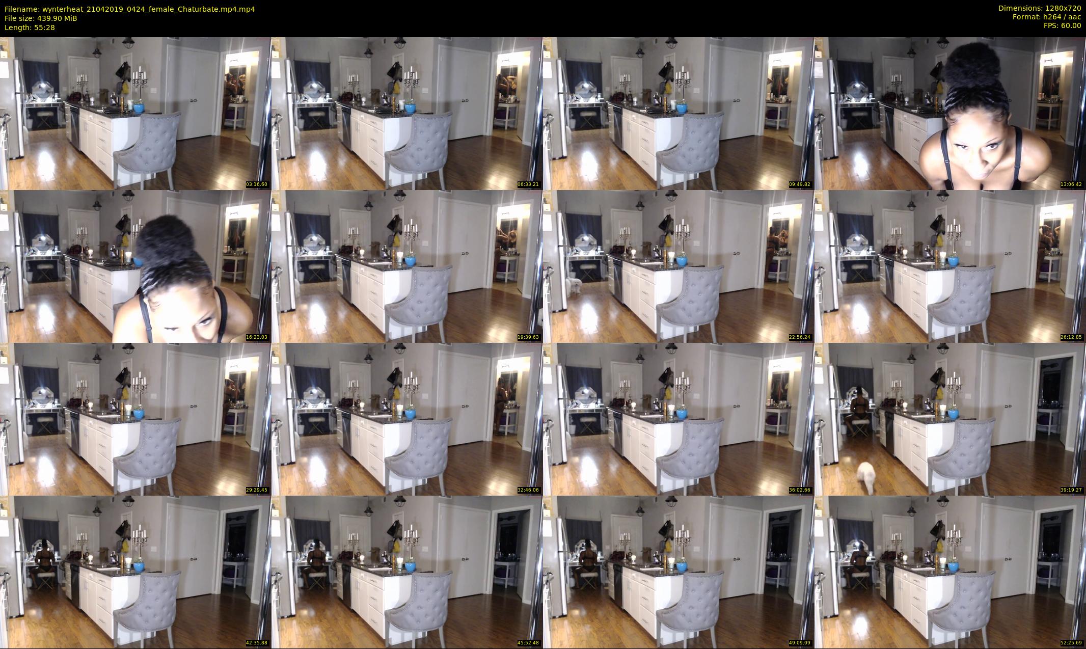 wynterheat — 56 minute Chaturbate female cam show recording, 720p, Apr 21, 2019