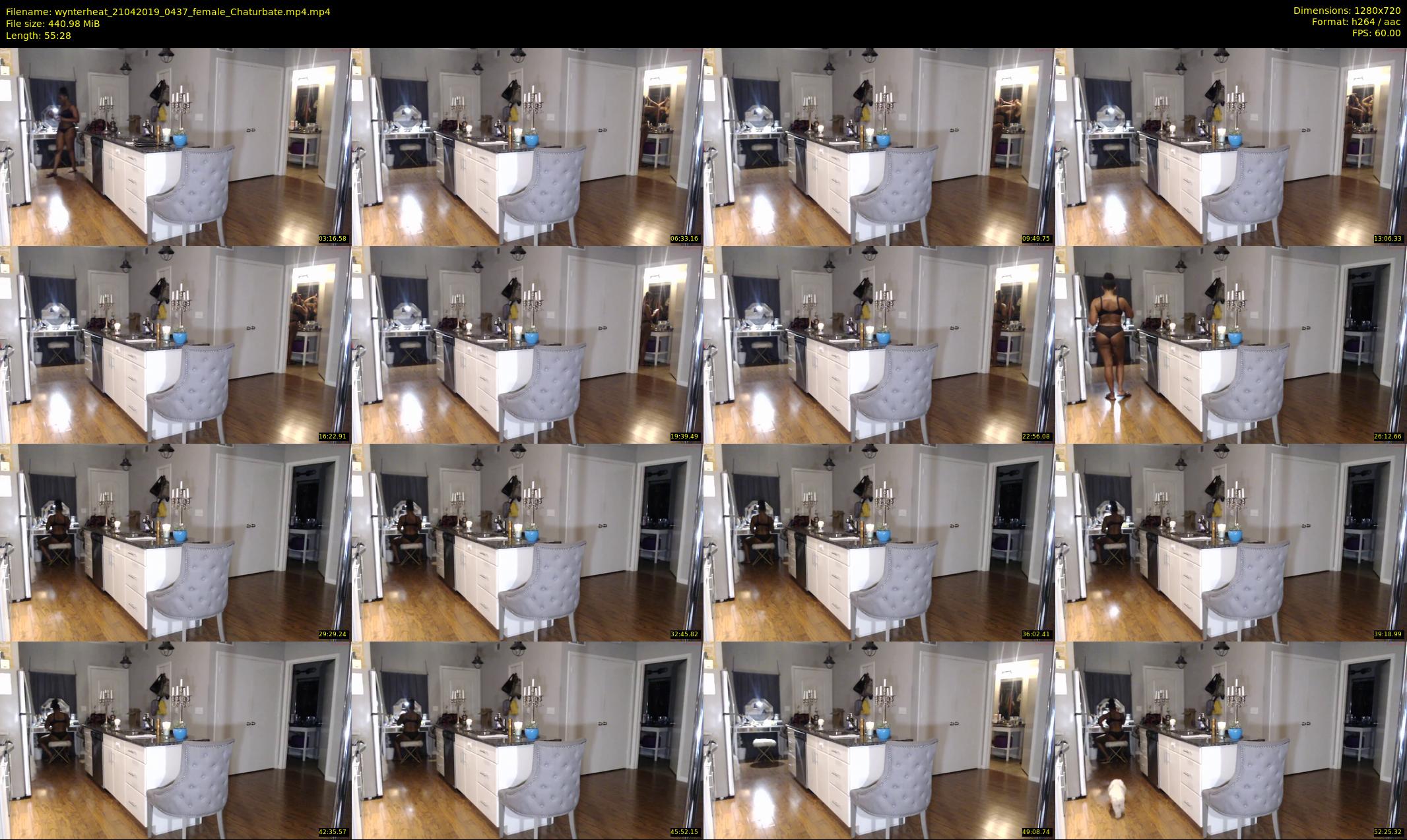 wynterheat — 56 minute Chaturbate female cam show recording, 720p, Apr 21, 2019