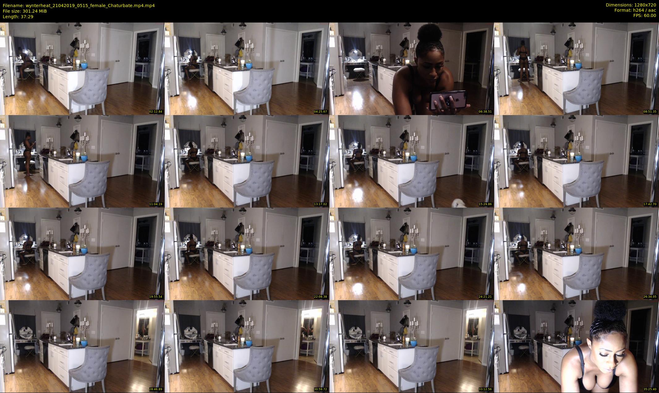 wynterheat — 38 minute Chaturbate female cam show recording, 720p, Apr 21, 2019