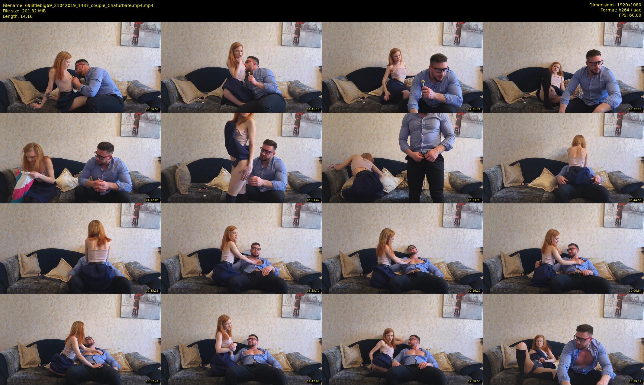 69littlebig69 — 15 minute Chaturbate couple cam show recording, 1080p, Apr 21, 2019