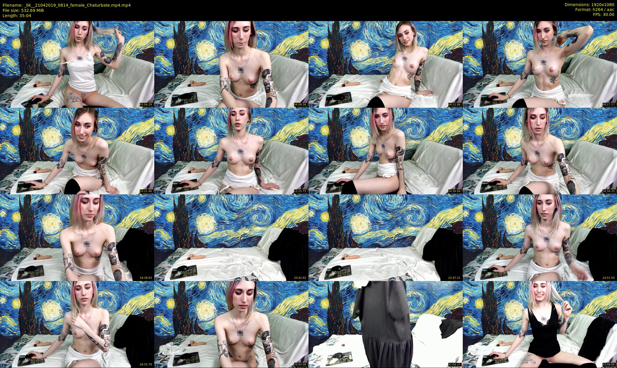 _0k_ — 36 minute Chaturbate female cam show recording, 1080p, Apr 21, 2019