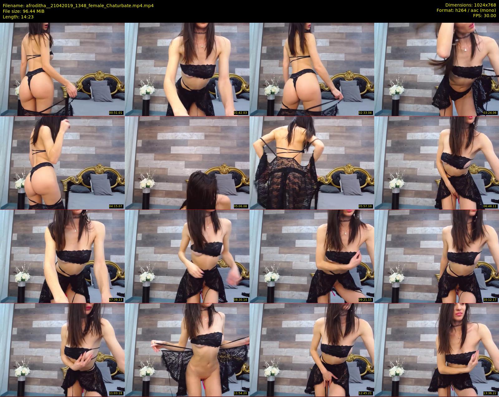 afroditha_ — 15 minute Chaturbate female cam show recording, 720p, Apr 21, 2019