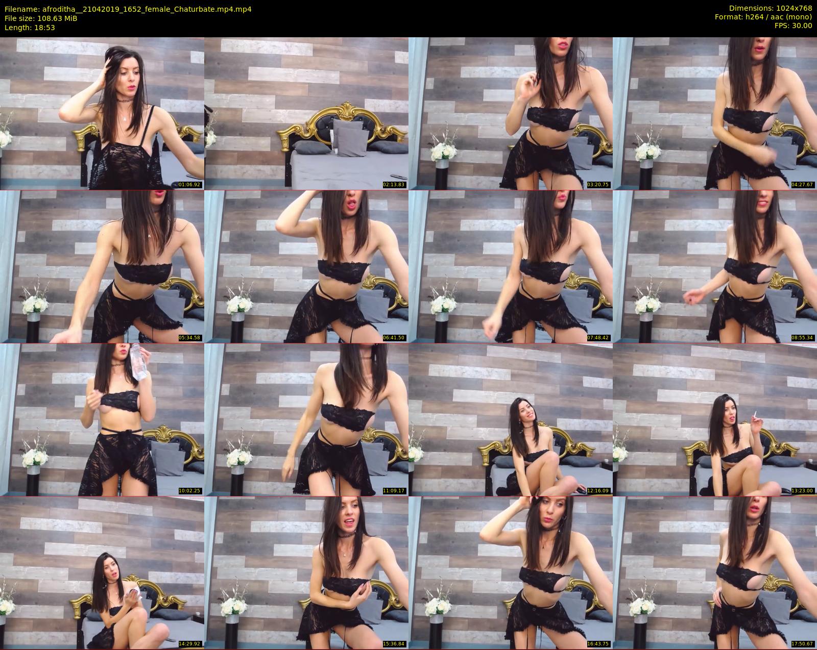afroditha_ — 19 minute Chaturbate female cam show recording, 720p, Apr 21, 2019