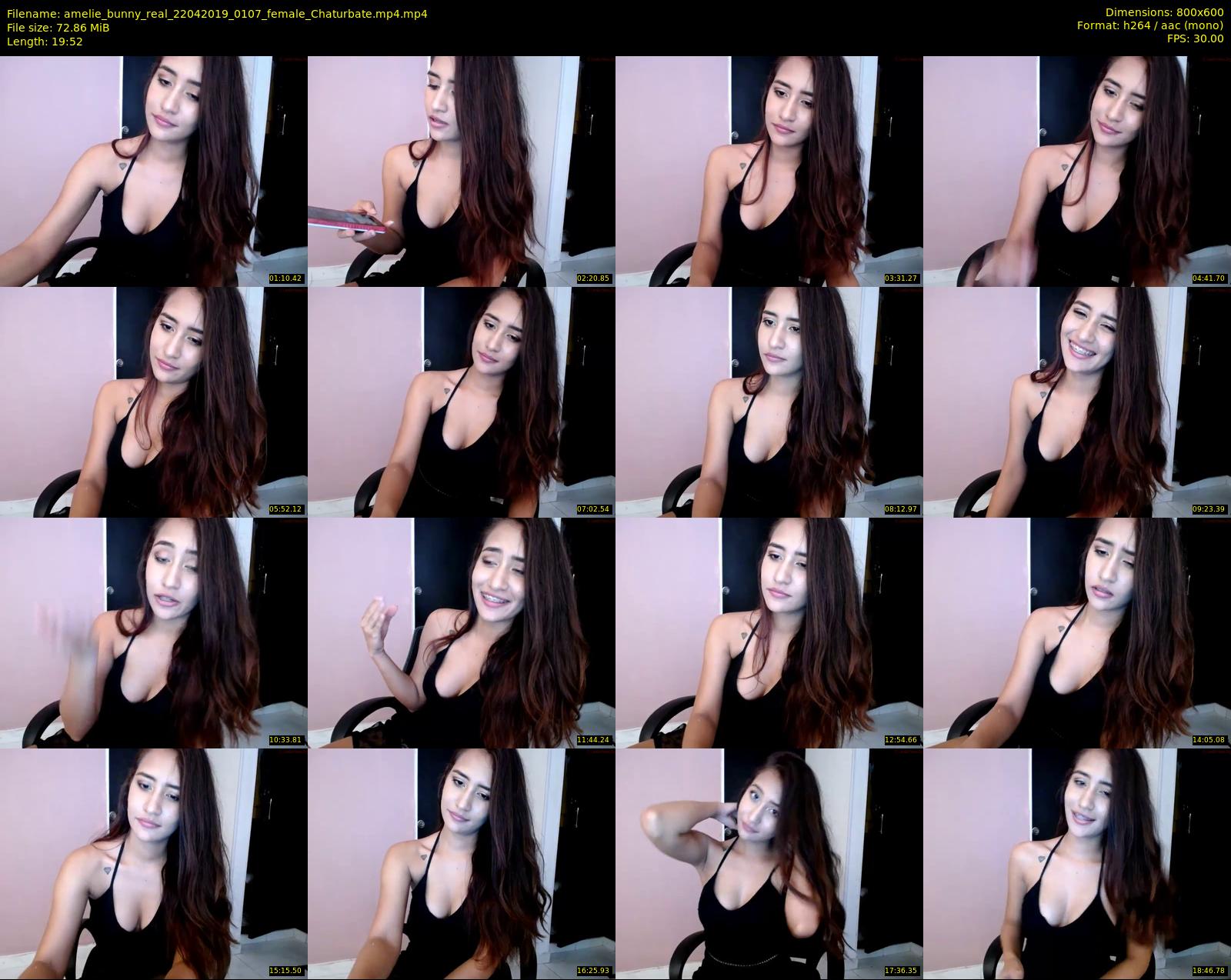 amelie_bunny_real — 20 minute Chaturbate female cam show recording, 480p, Apr 22, 2019