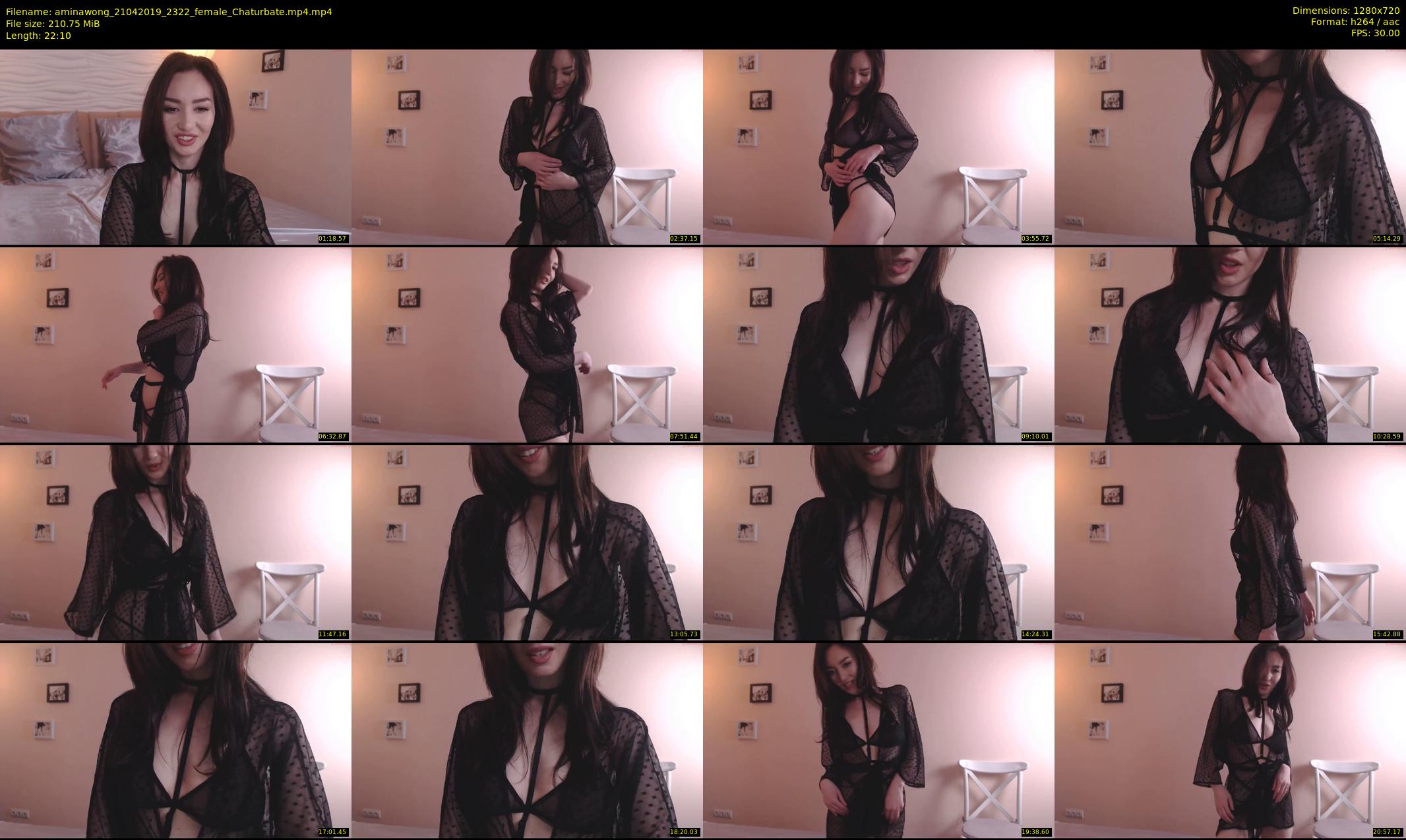 aminawong — 23 minute Chaturbate female cam show recording, 720p, Apr 21, 2019