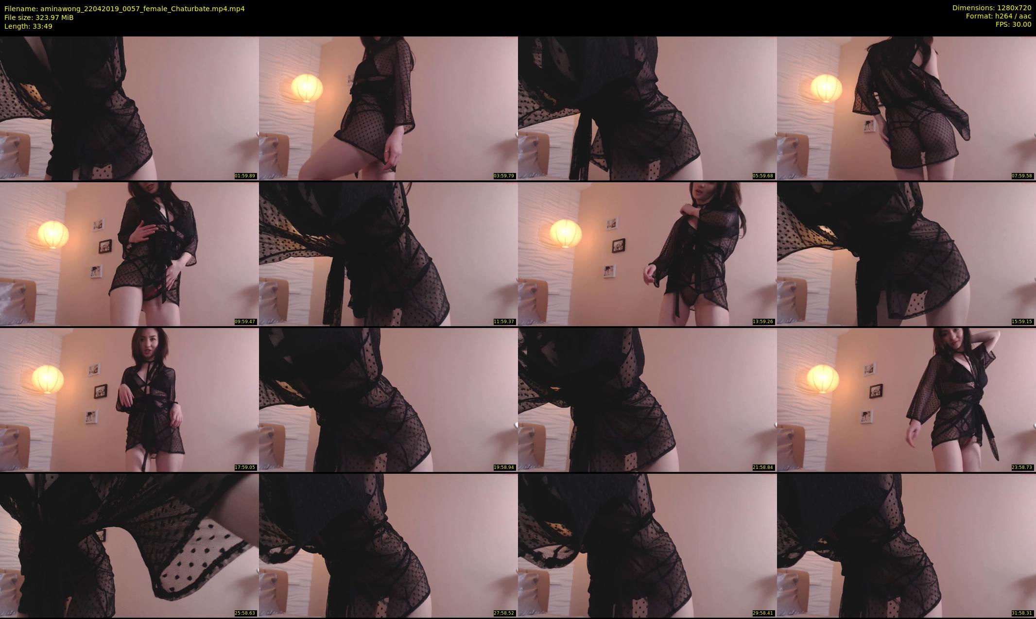 aminawong — 34 minute Chaturbate female cam show recording, 720p, Apr 22, 2019