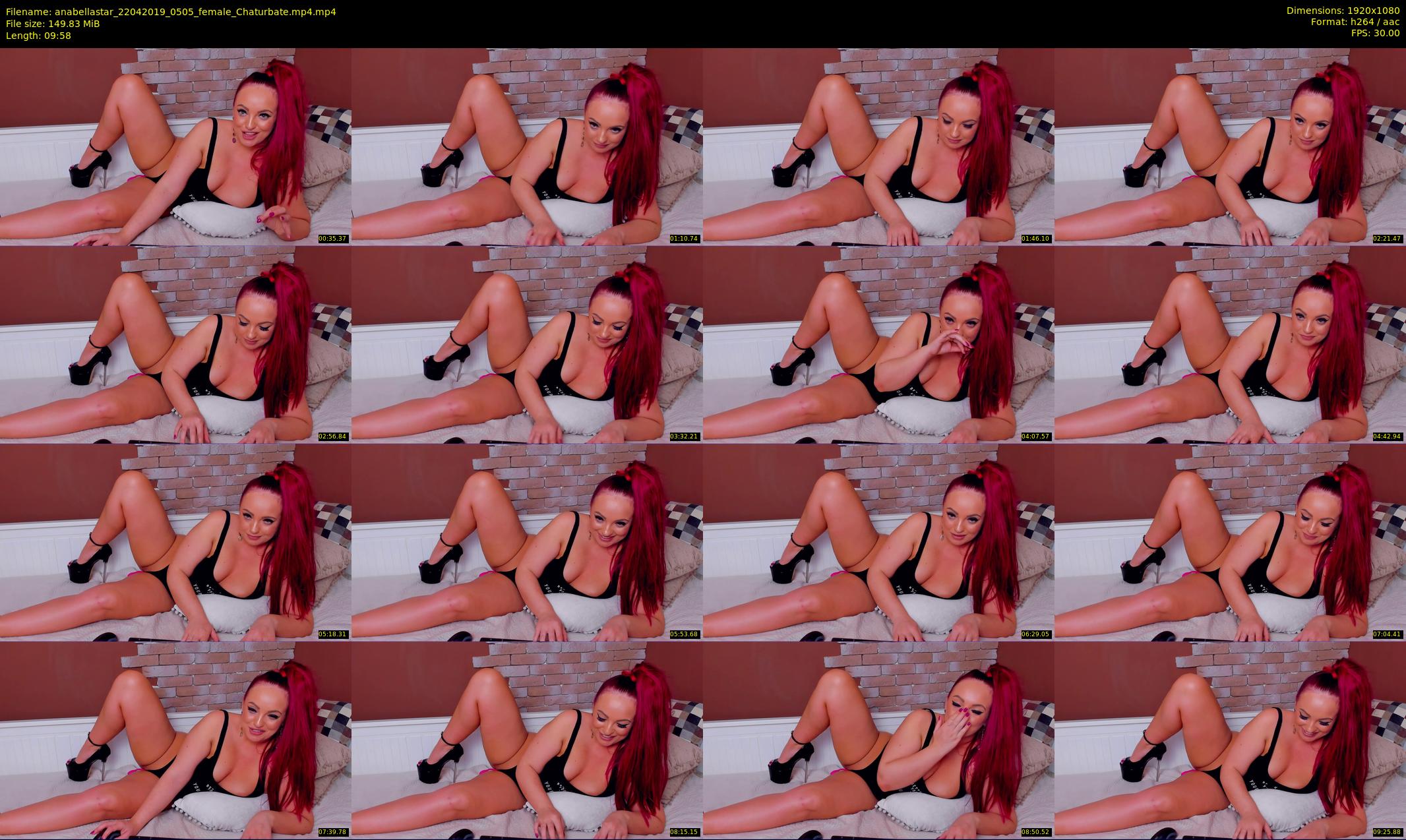 anabellastar — 10 minute Chaturbate female cam show recording, 1080p, Apr 22, 2019