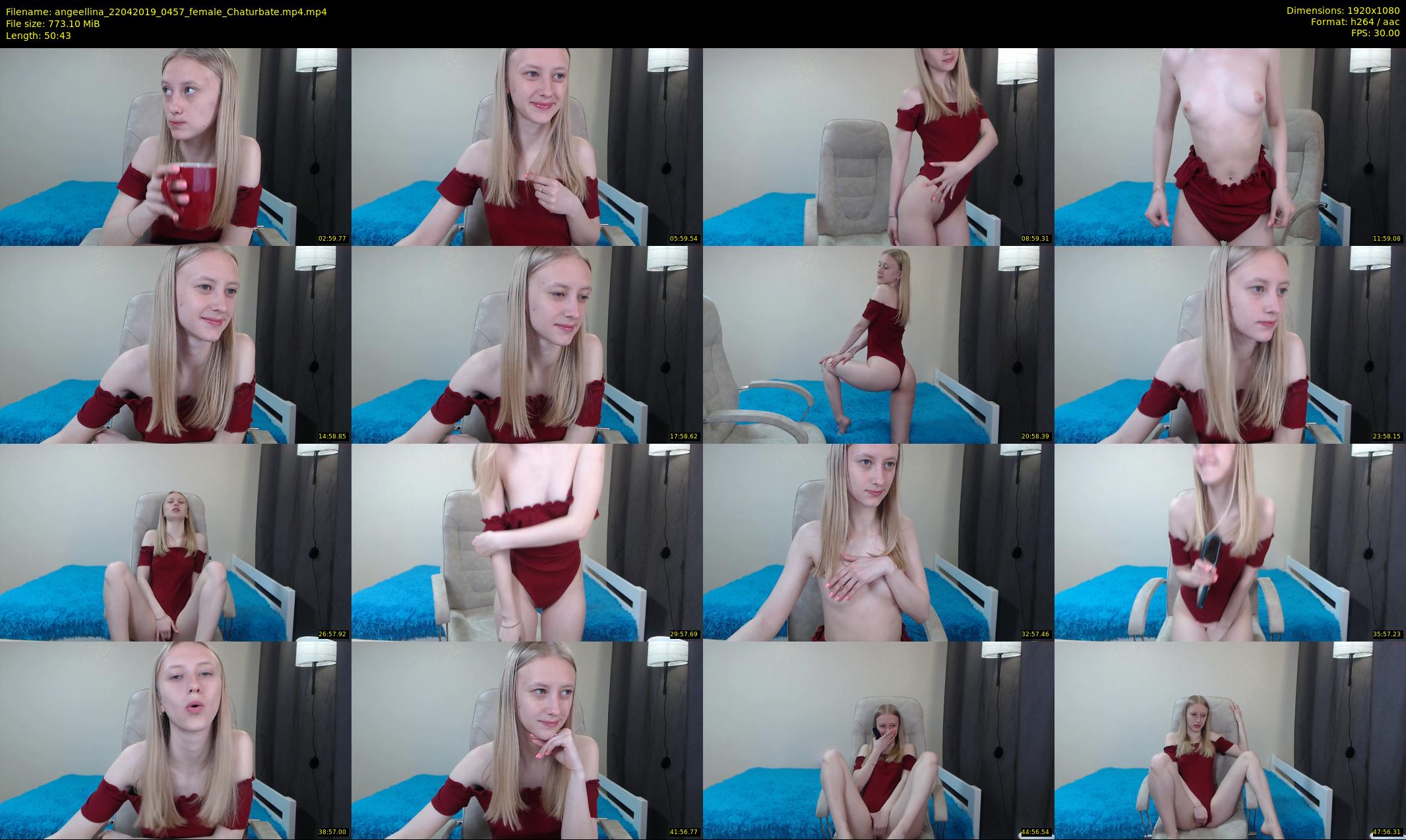 angeellina — 51 minute Chaturbate female cam show recording, 1080p, Apr 22, 2019