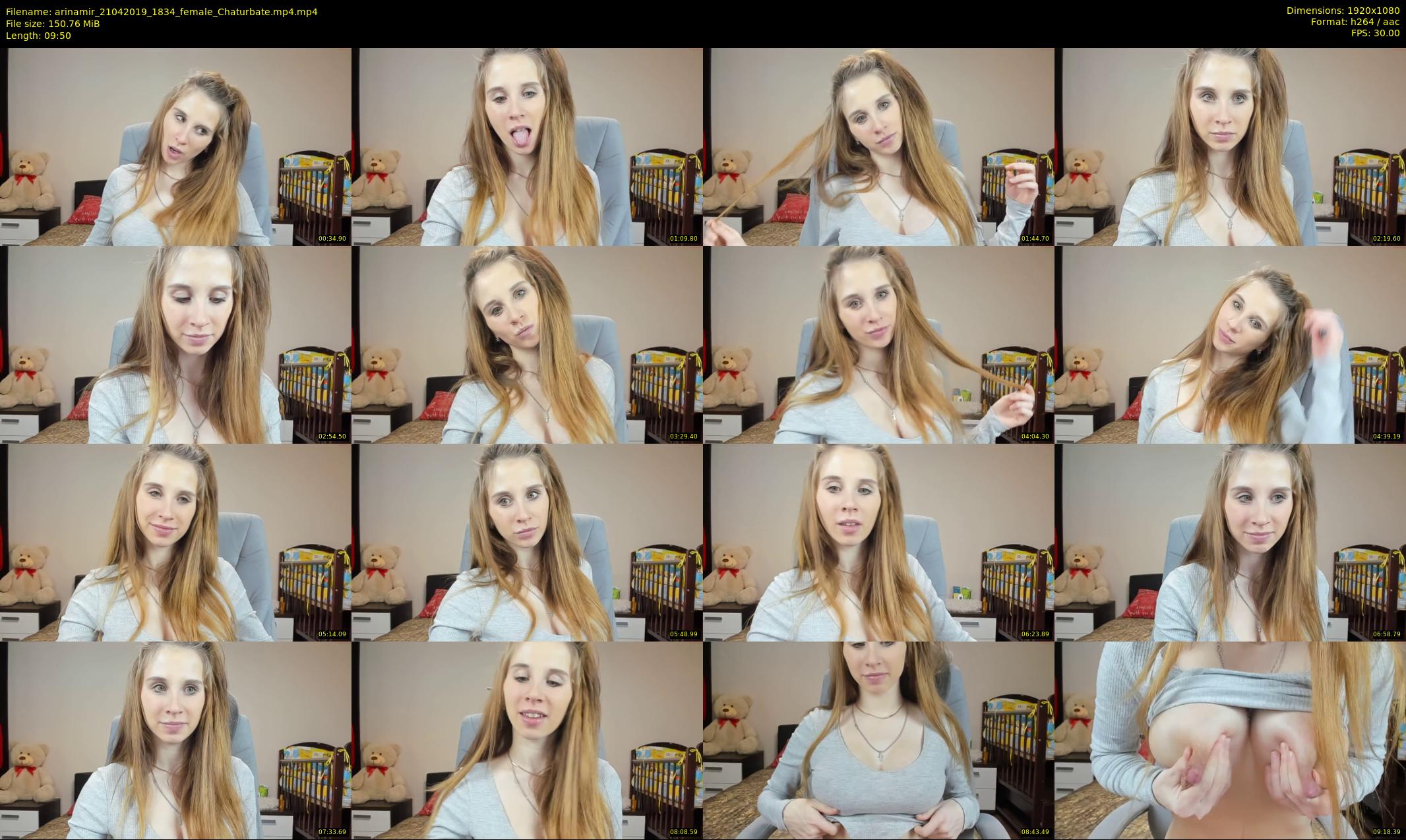 arinamir — 10 minute Chaturbate female cam show recording, 1080p, Apr 21, 2019