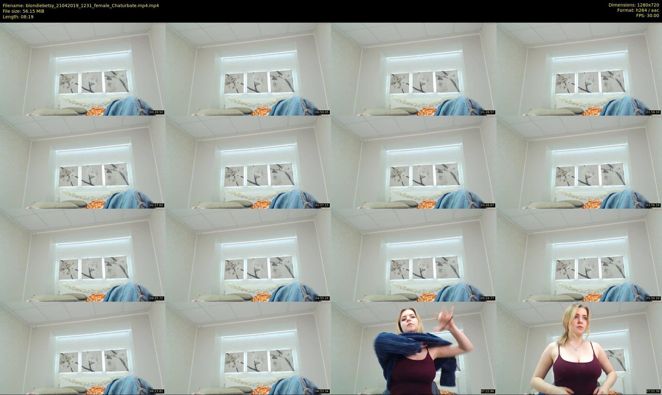 blondiebetsy — 9 minute Chaturbate female cam show recording, 720p, Apr 21, 2019