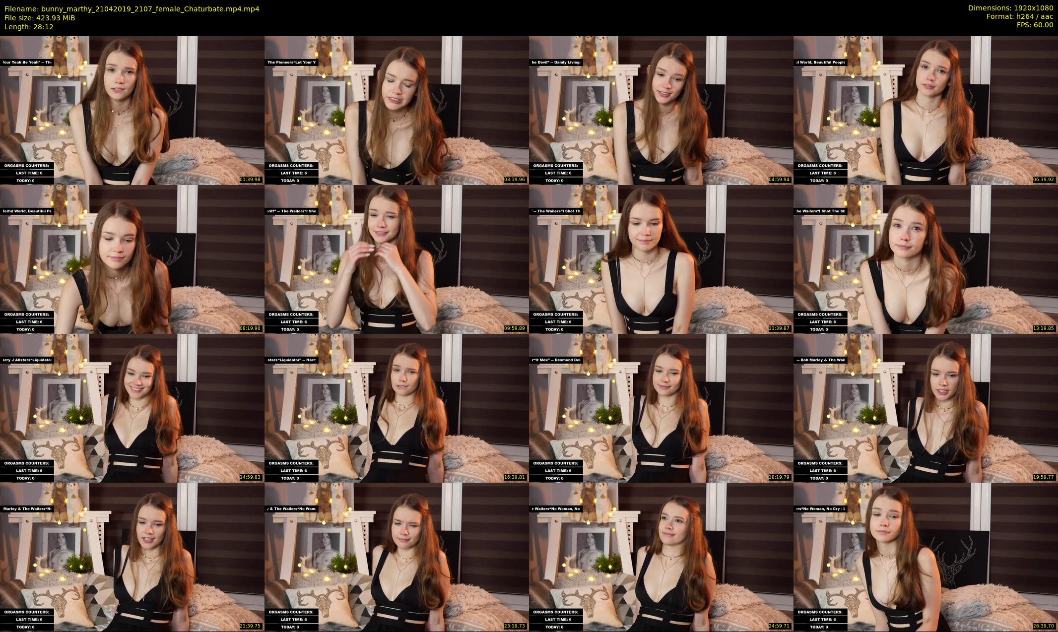 bunny_marthy — 29 minute Chaturbate female cam show recording, 1080p, Apr 21, 2019