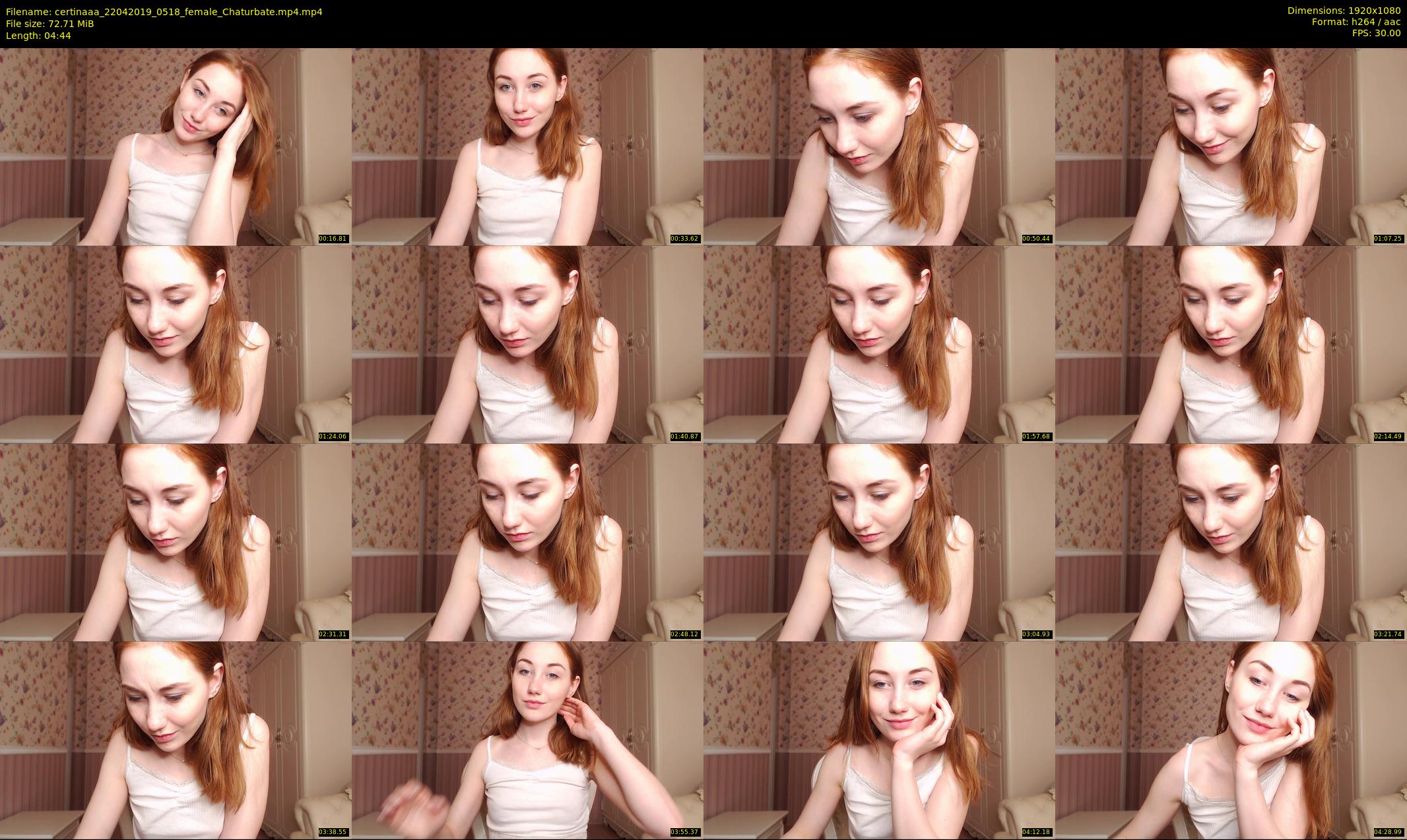 certinaaa — 5 minute Chaturbate female cam show recording, 1080p, Apr 22, 2019
