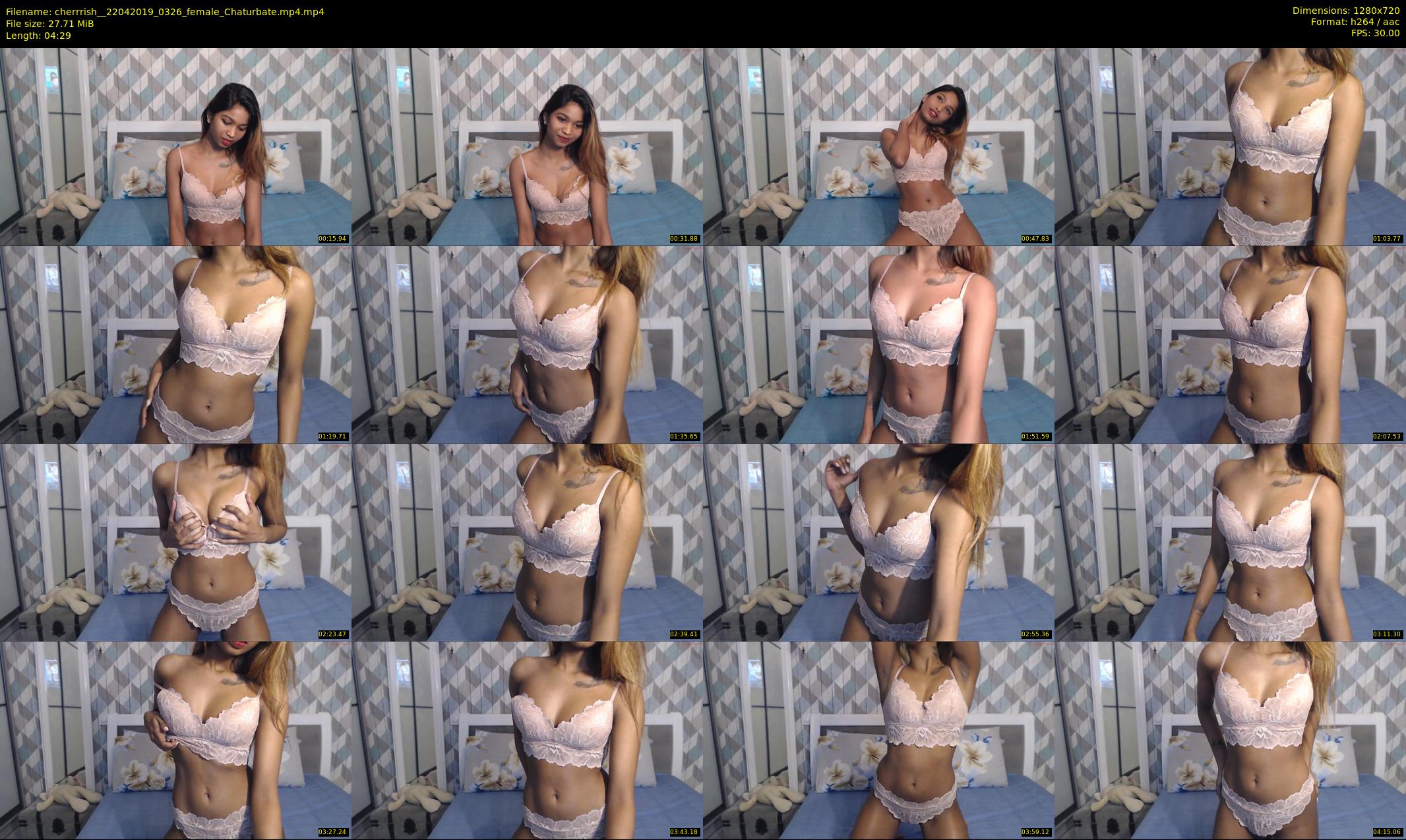 cherrrish_ — 5 minute Chaturbate female cam show recording, 720p, Apr 22, 2019