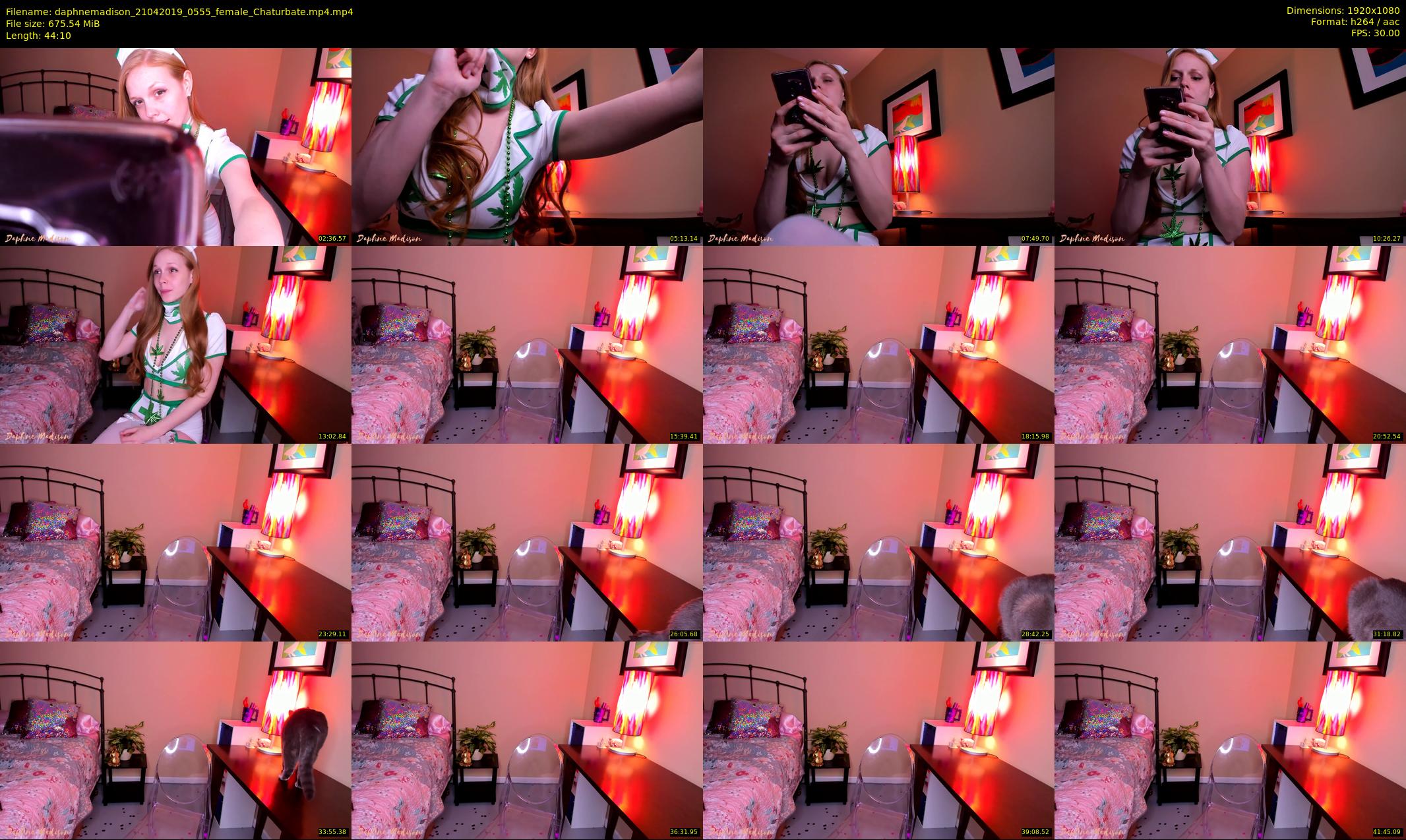 daphnemadison — 45 minute Chaturbate couple cam show recording, 1080p, Apr 21, 2019