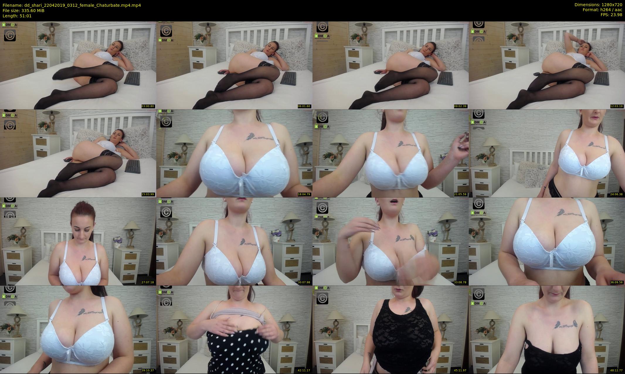 dd_shari — 52 minute Chaturbate female cam show recording, 720p, Apr 22, 2019